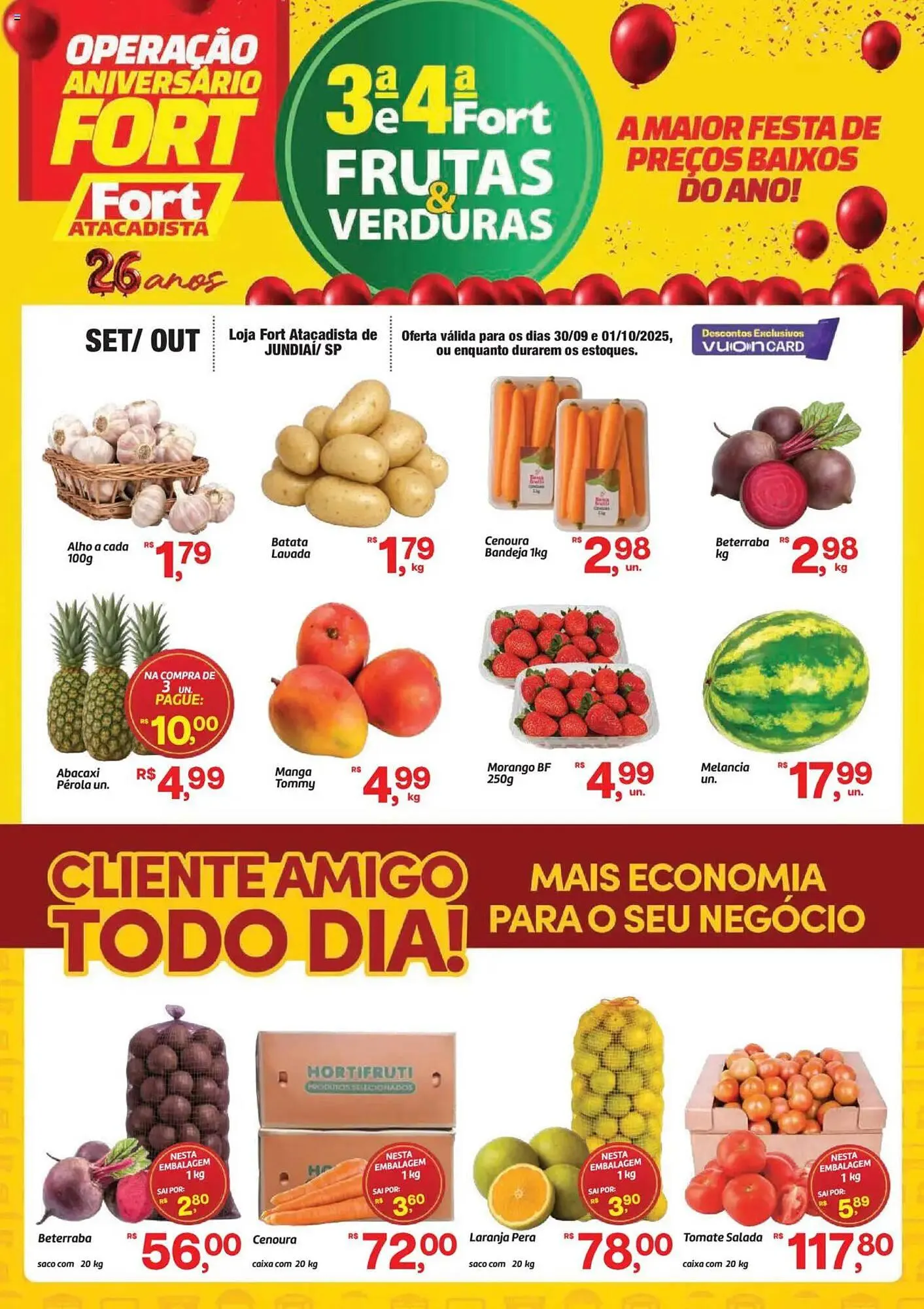 Encarte de Tabloide Fort Atacadista 30 de setembro até 1 de outubro 2025 - Pagina 1