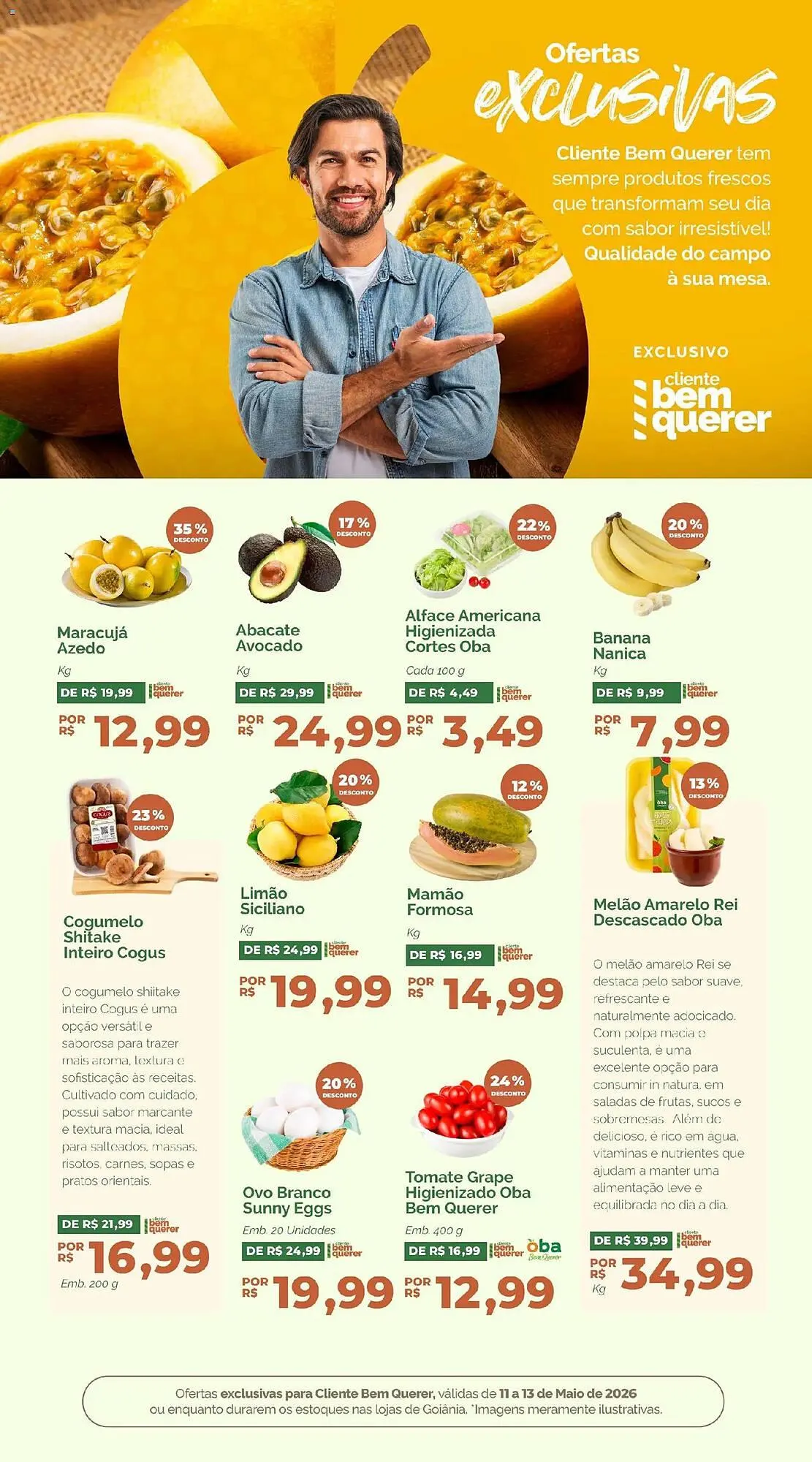 Encarte de Folheto Oba Hortifruti 11 de maio até 13 de maio 2026 - Pagina 3