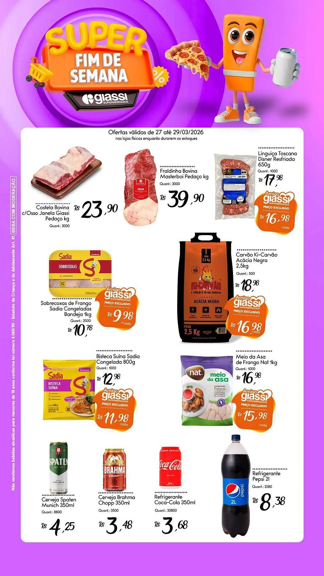 Encarte de Encarte Giassi Supermercados 27 de março até 29 de março 2026 - Pagina 2