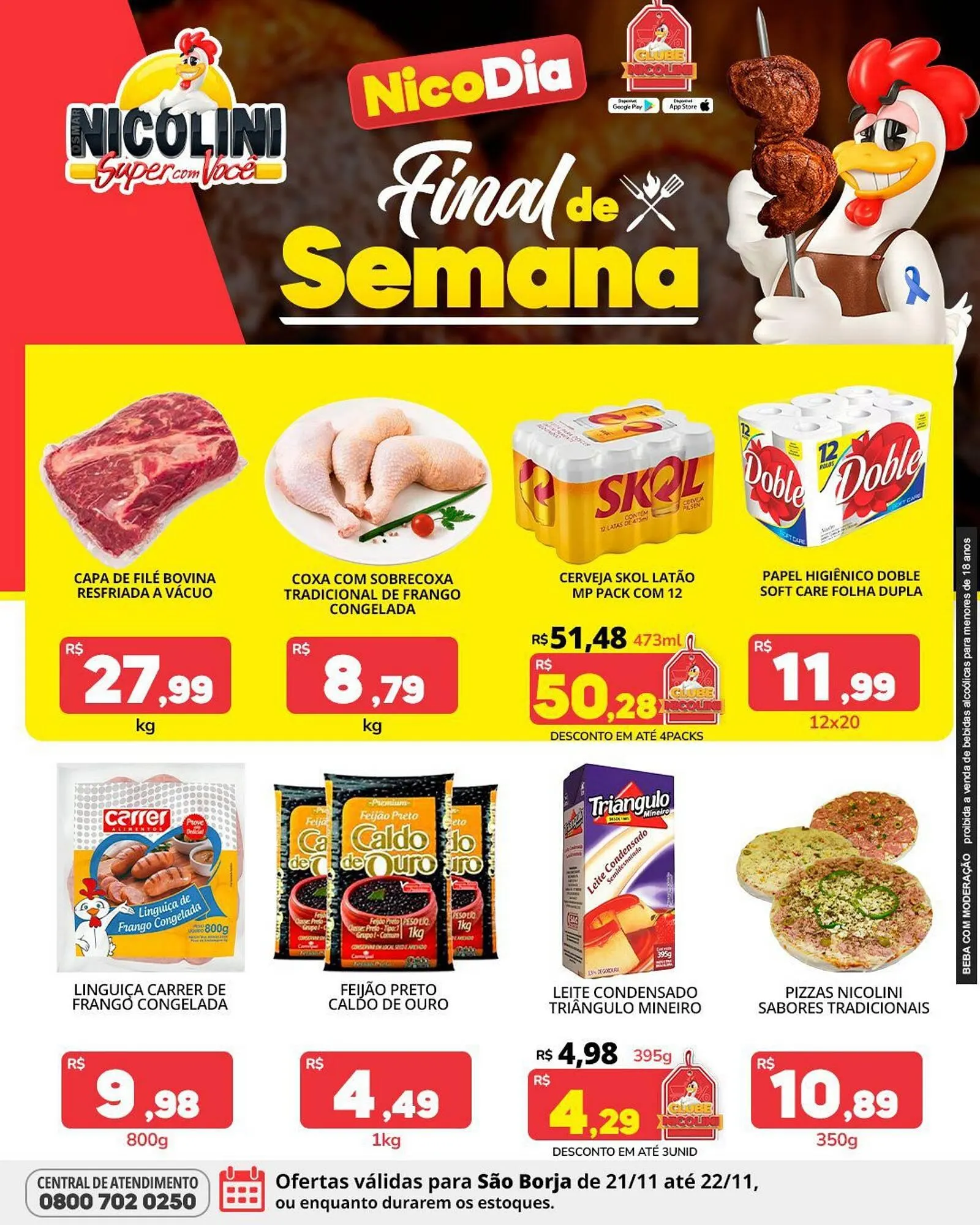 Encarte de Catálogo Super Nicolini 21 de novembro até 22 de novembro 2025 - Pagina 1