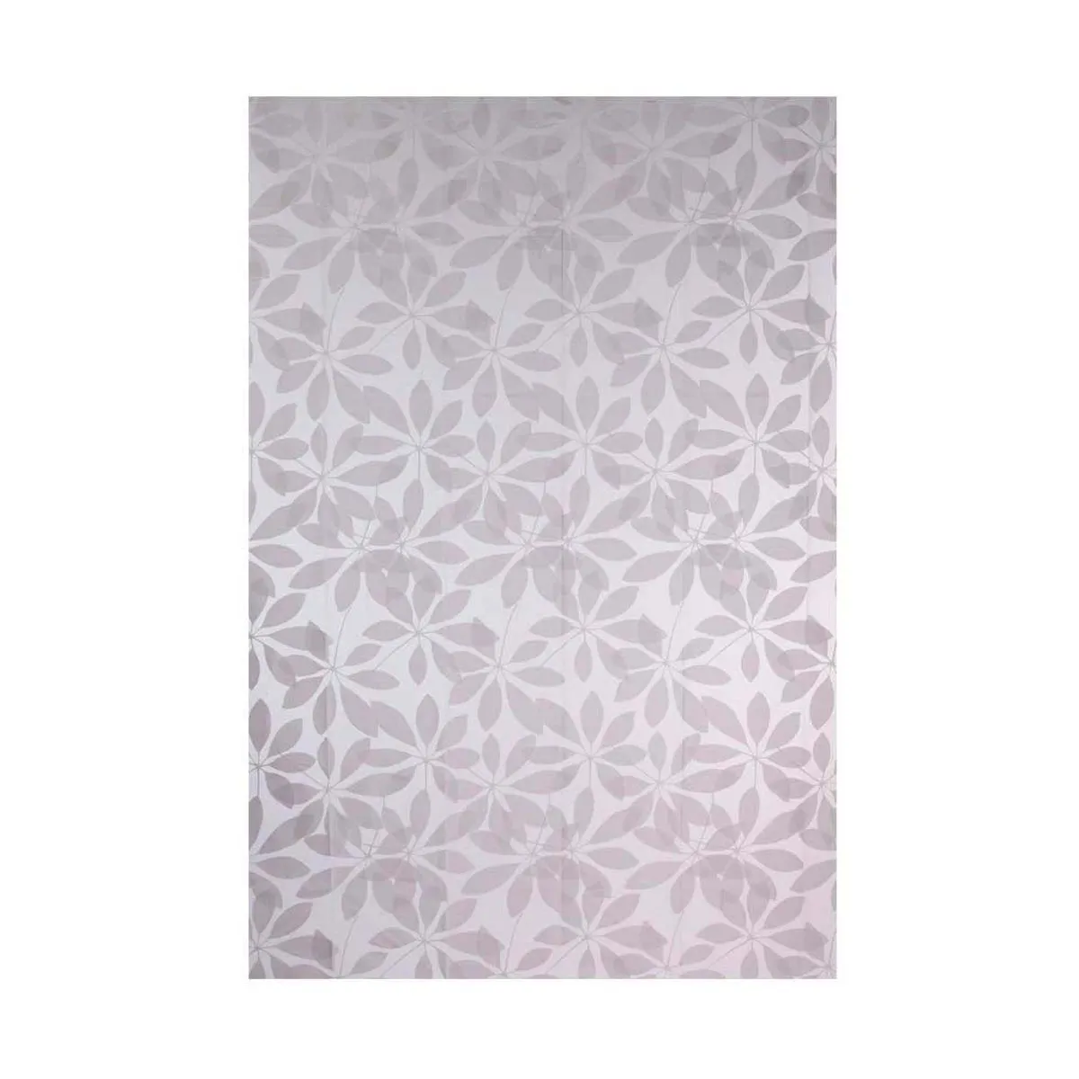 Cortina para Box de Vinil Biodegradável 180x160cm Flores Branca Komlog