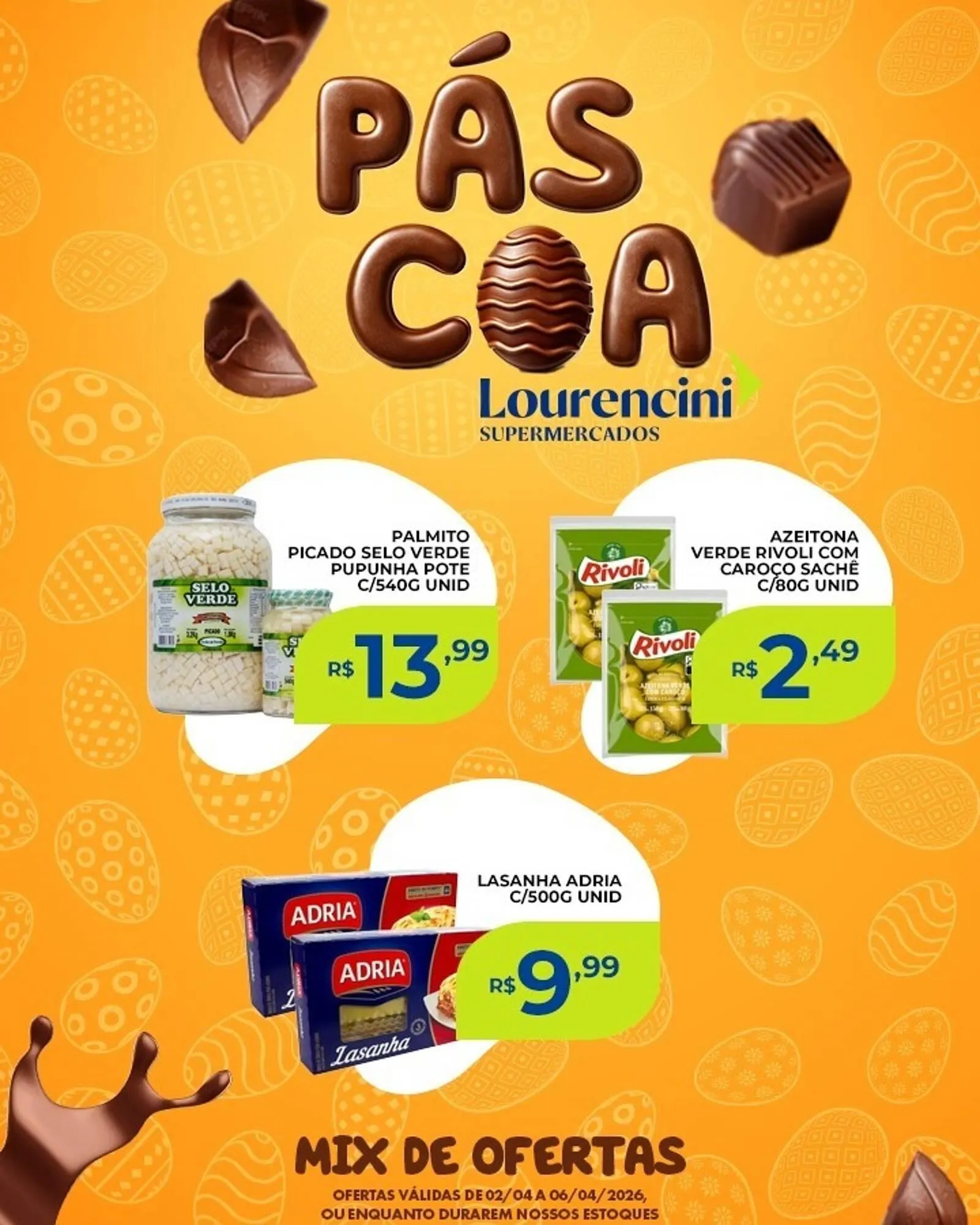 Encarte de Catálogo Lourencini Supermercados 4 de abril até 6 de abril 2026 - Pagina 3