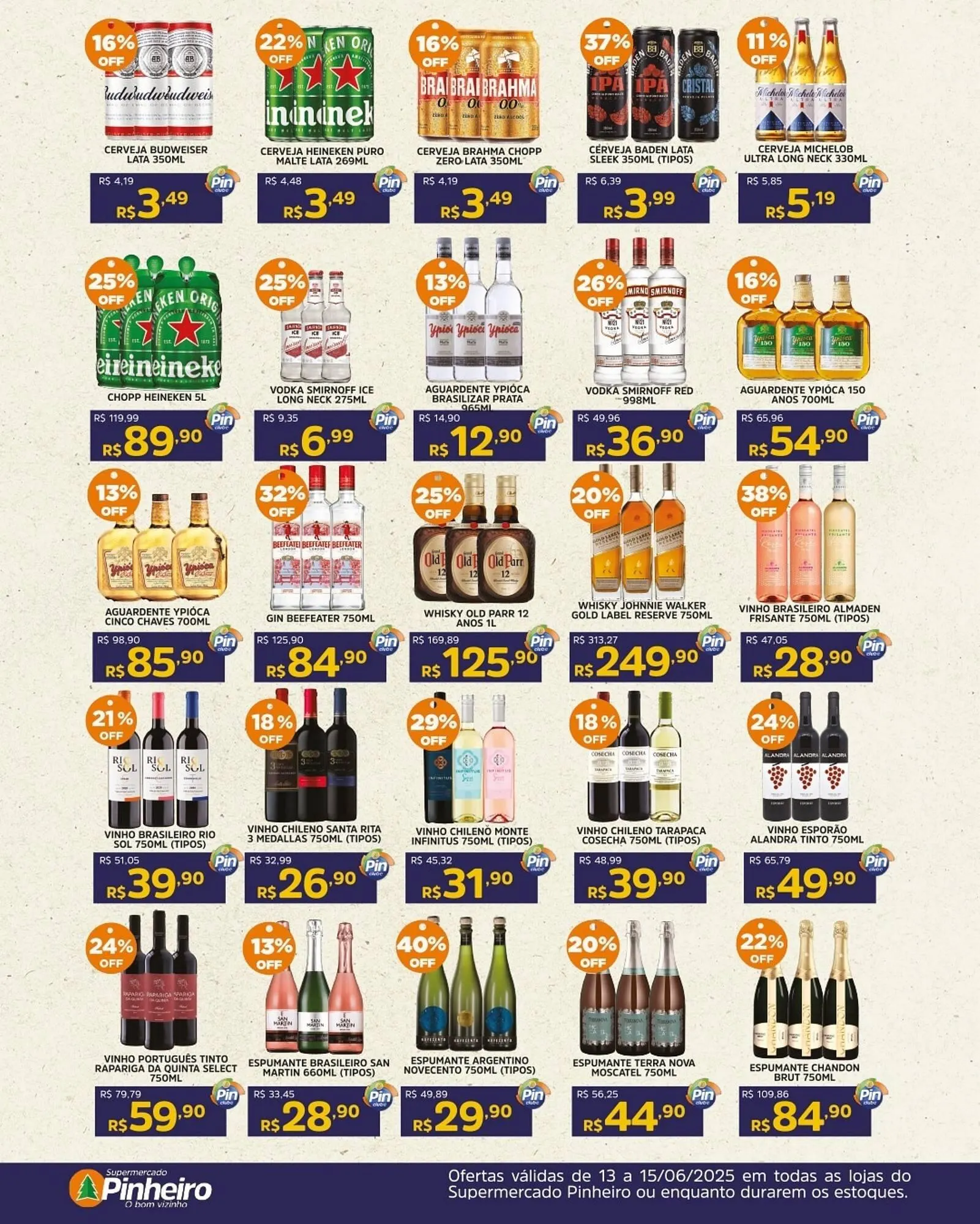 Encarte de Catálogo Pinheiro Supermercado 13 de junho até 15 de junho 2025 - Pagina 4