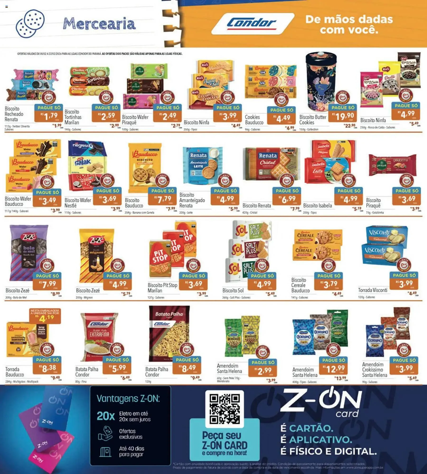 Encarte de Catálogo Supermercados Condor 5 de fevereiro até 22 de fevereiro 2026 - Pagina 7