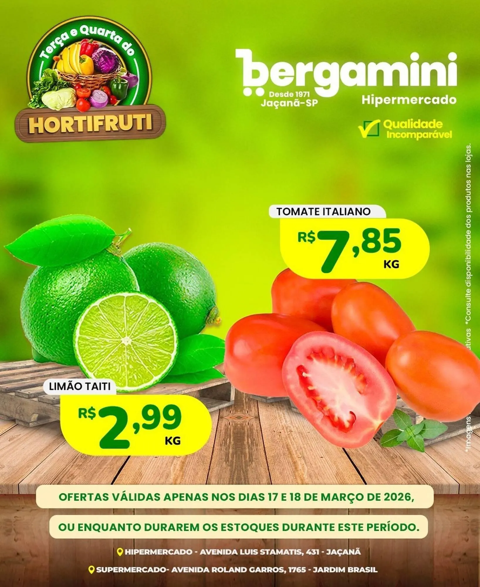 Encarte de Catálogo Supermercado Bergamini 17 de março até 18 de março 2026 - Pagina 2