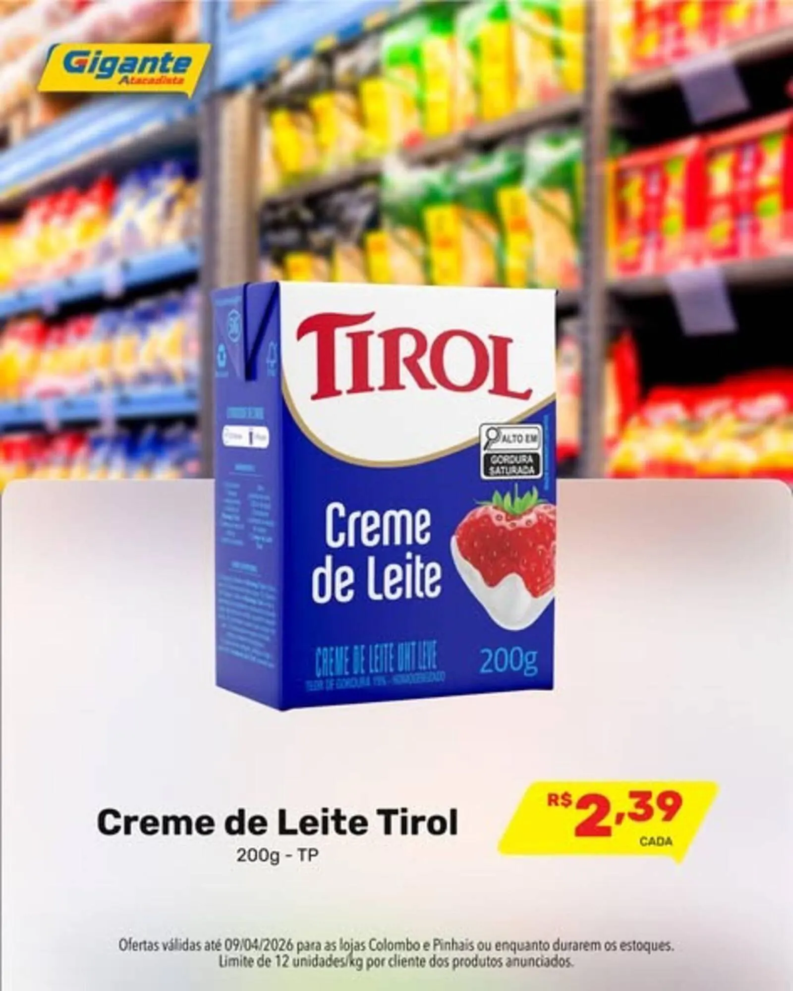 Encarte de Encarte Gigante Atacadista 7 de abril até 9 de abril 2026 - Pagina 9