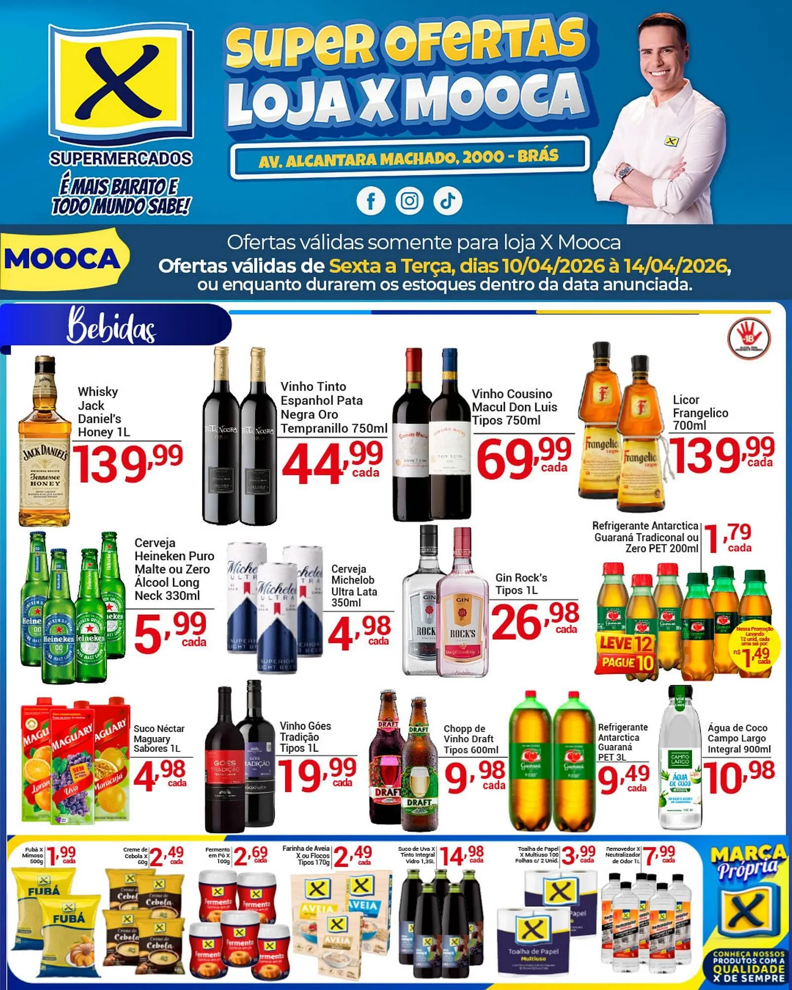 Encarte de Folheto X Supermercados 10 de abril até 14 de abril 2026 - Pagina 2
