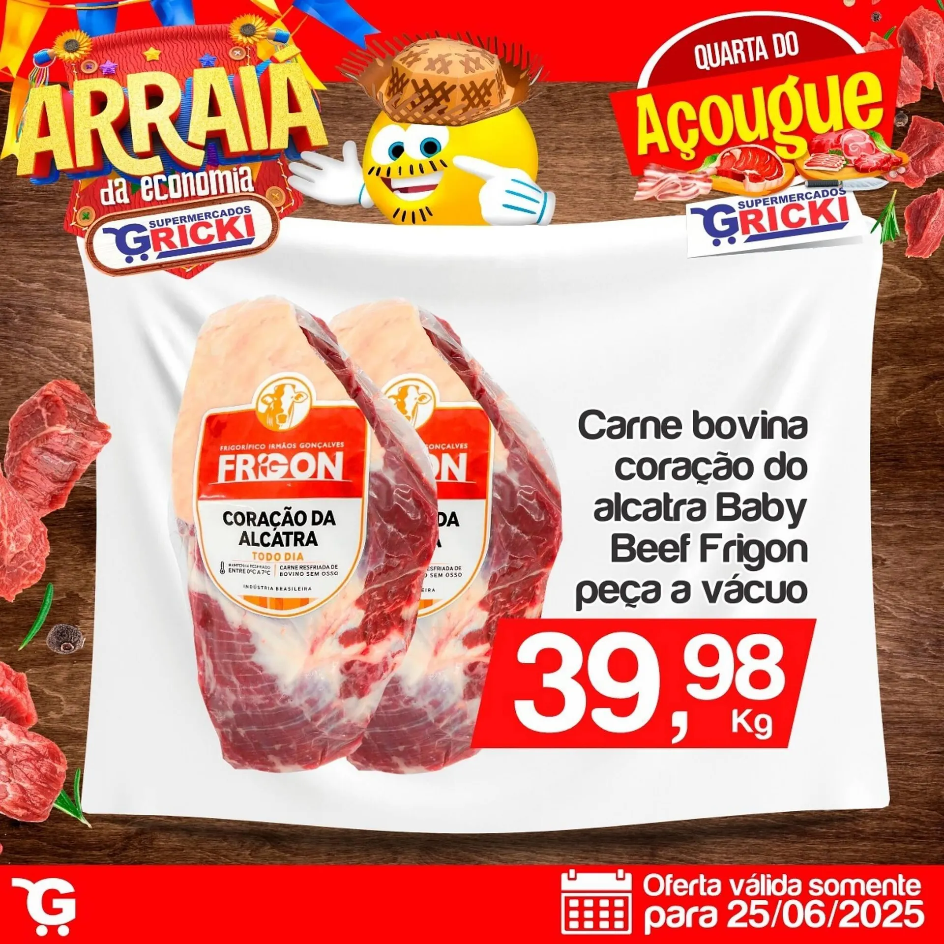 Encarte de Catálogo Supermercados Gricki 25 de junho até 25 de junho 2025 - Pagina 1