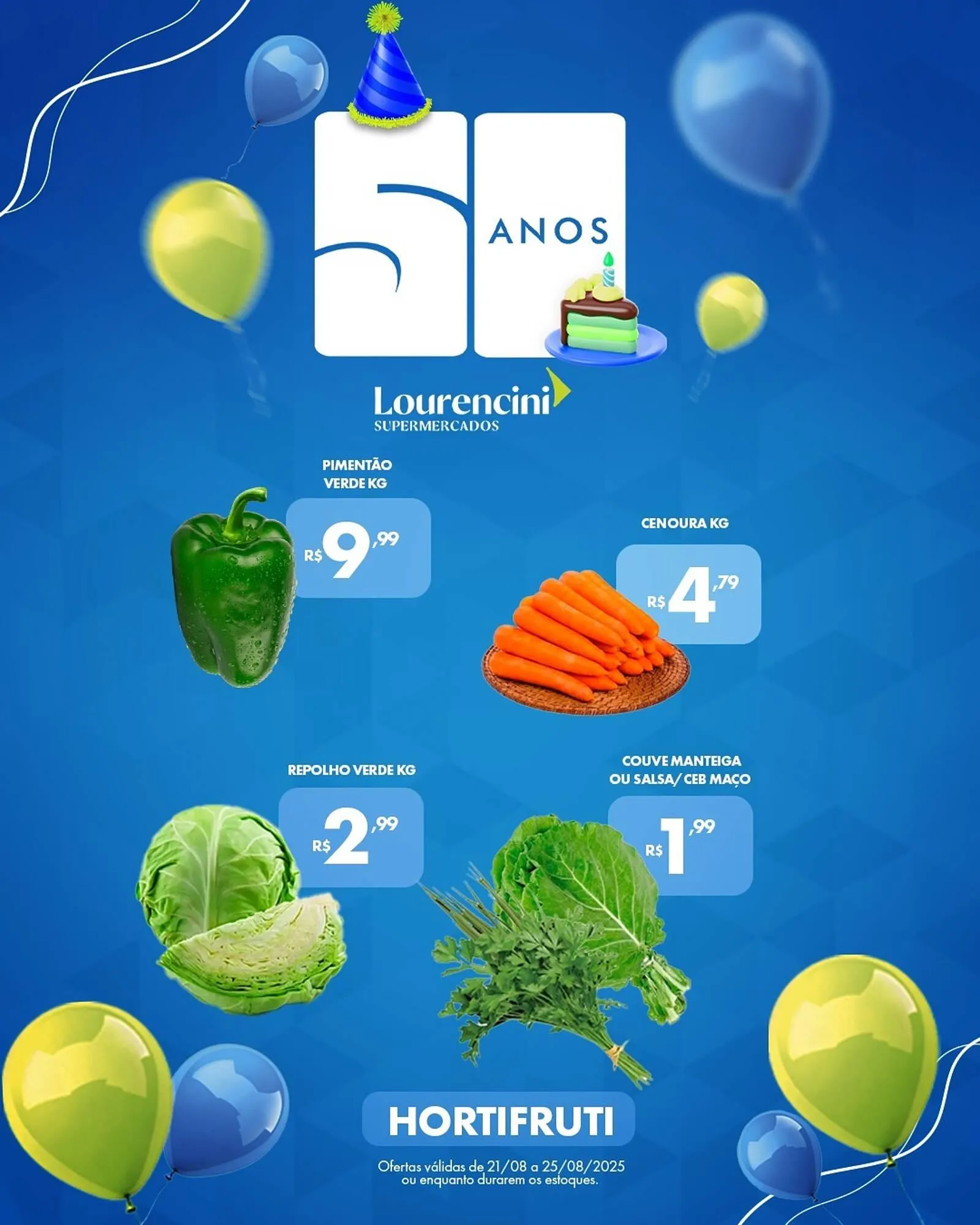 Encarte de Catálogo Lourencini Supermercados 22 de agosto até 25 de agosto 2025 - Pagina 3