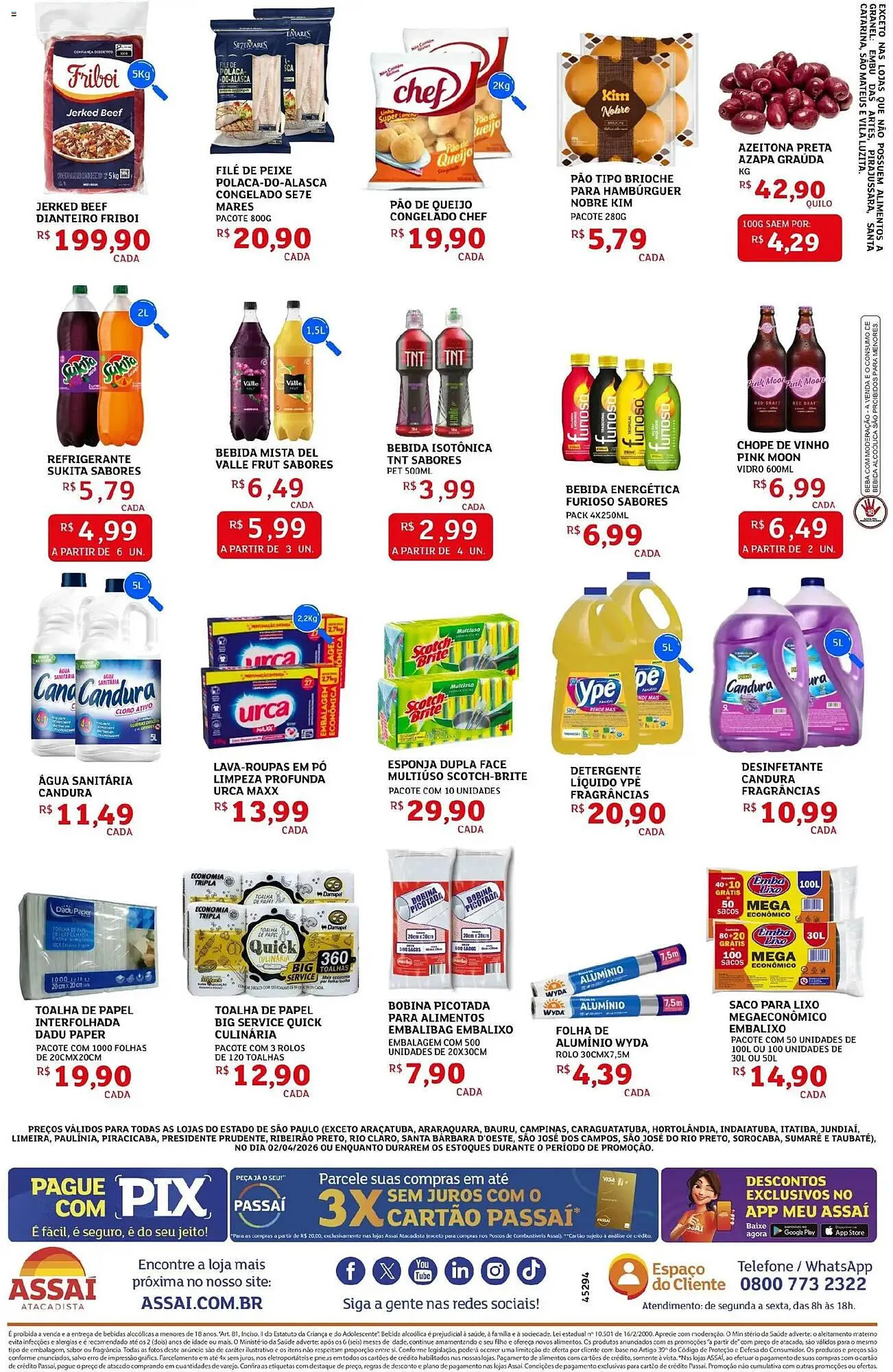 Encarte de Encarte Assaí Atacadista 2 de abril até 2 de abril 2026 - Pagina 2