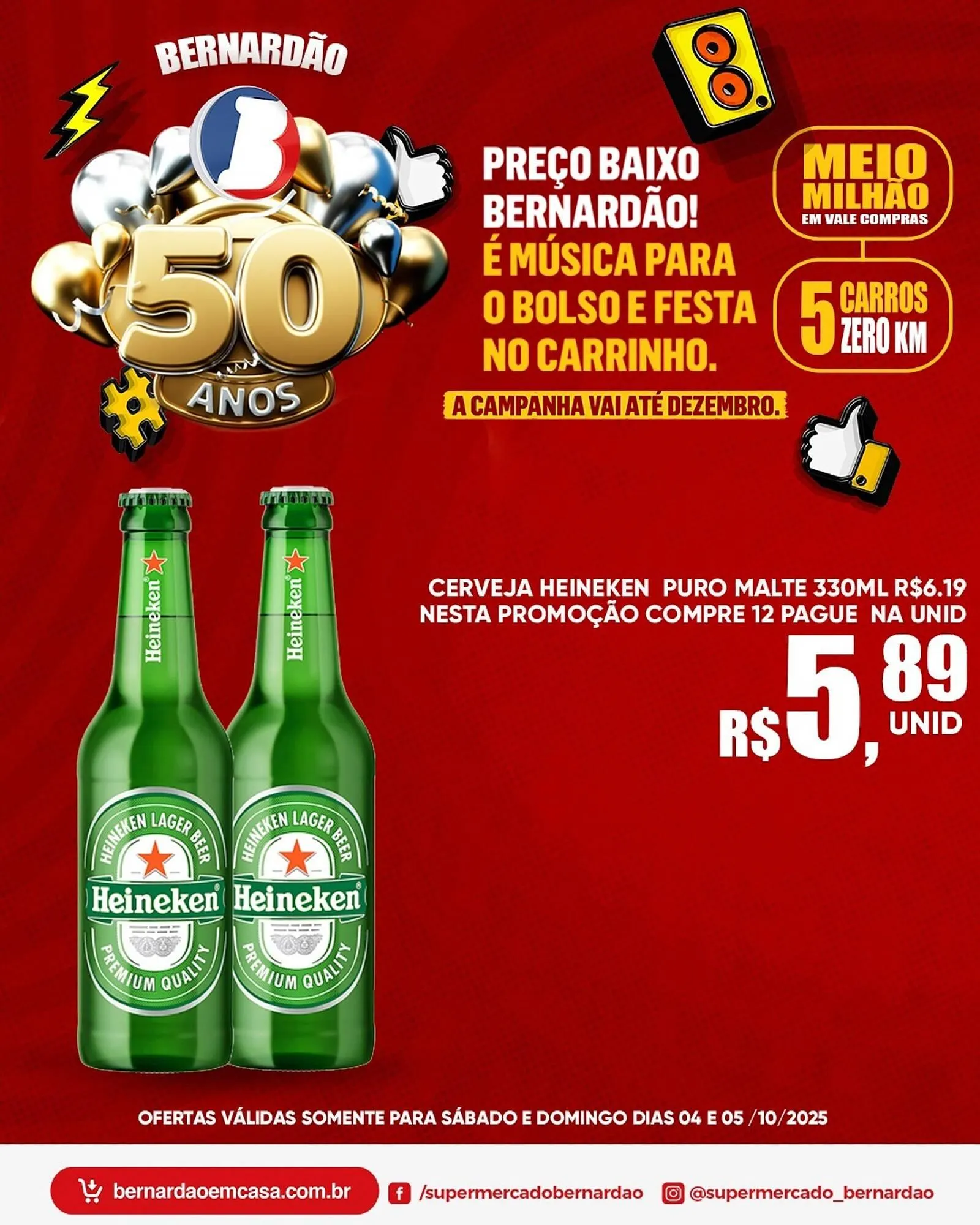 Encarte de Catálogo Supermercado Bernardão 4 de outubro até 5 de outubro 2025 - Pagina 3