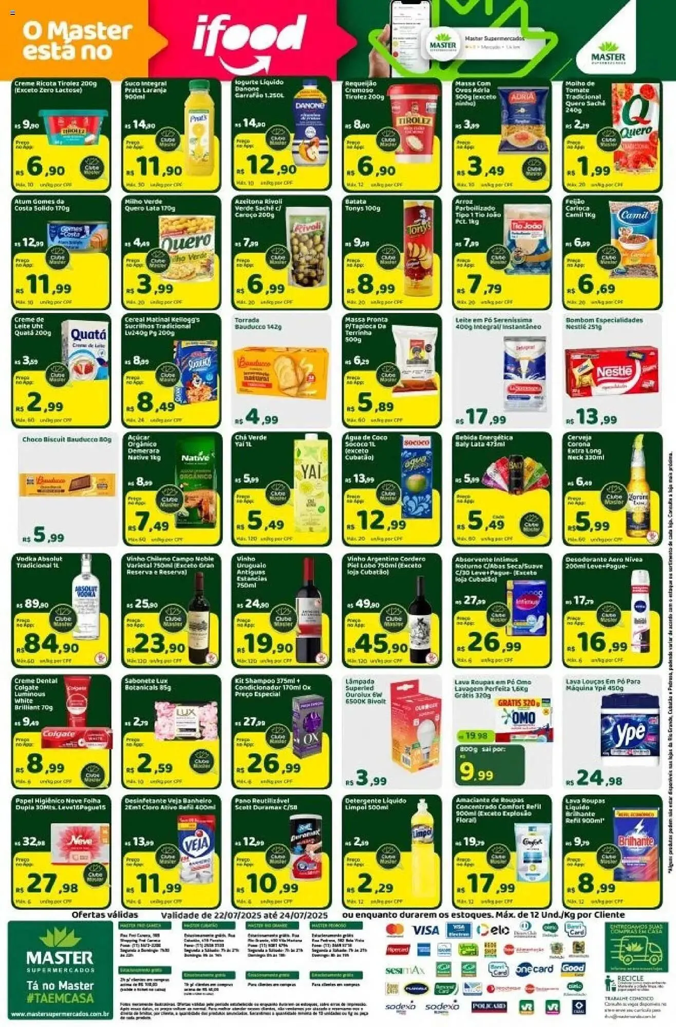 Encarte de Catálogo Master Supermercados 22 de julho até 24 de julho 2025 - Pagina 2