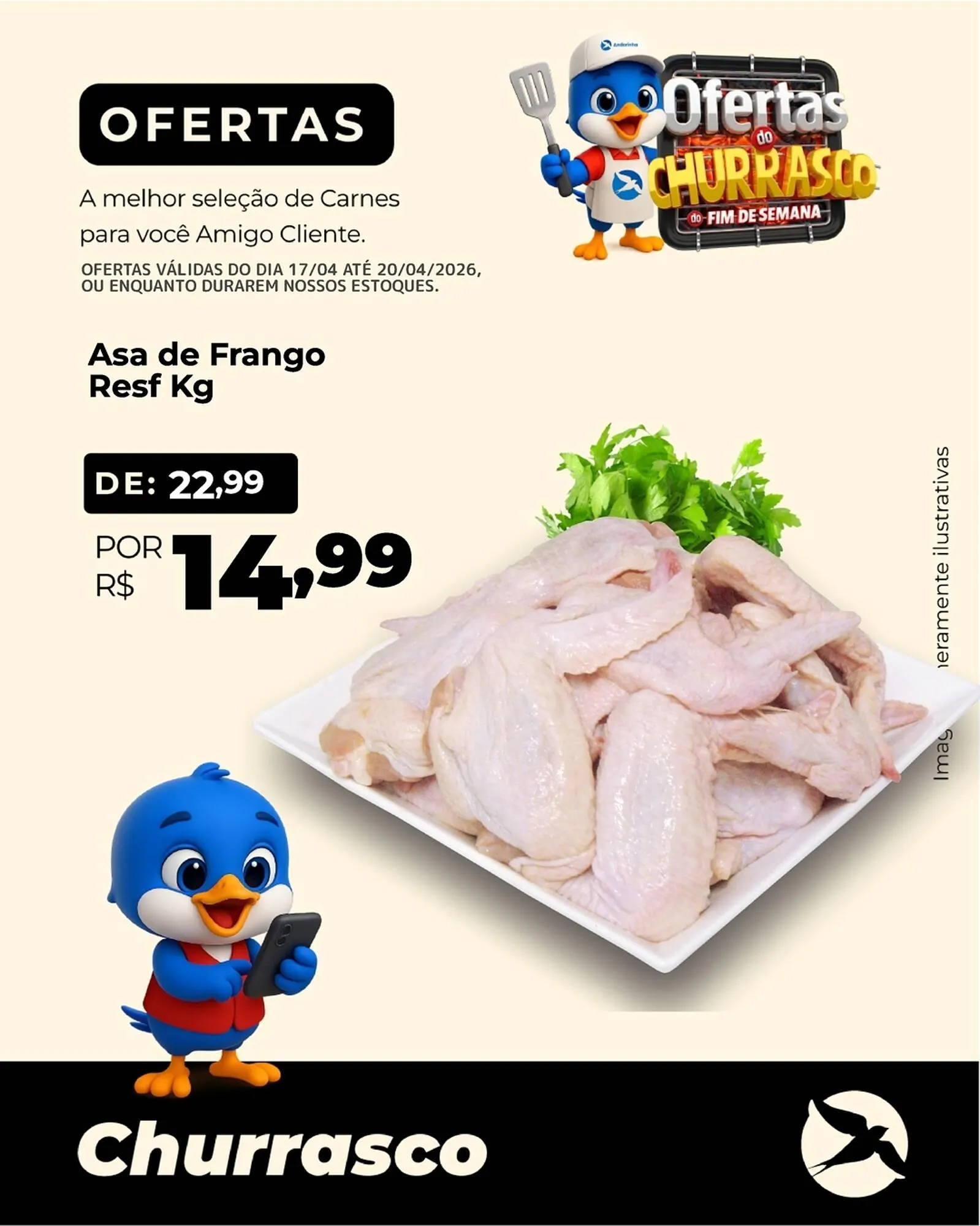 Encarte de Folheto Andorinha Hipermercado 18 de abril até 20 de abril 2026 - Pagina 1