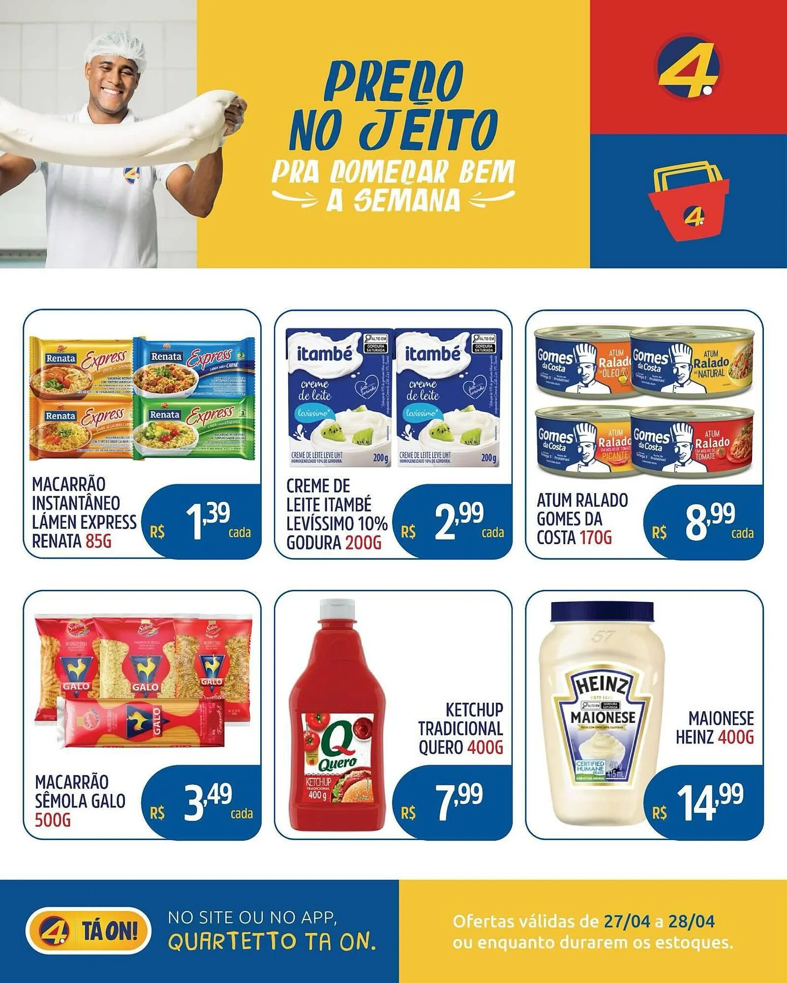 Encarte de Catálogo Quartetto Supermercados 27 de abril até 28 de abril 2026 - Pagina 2