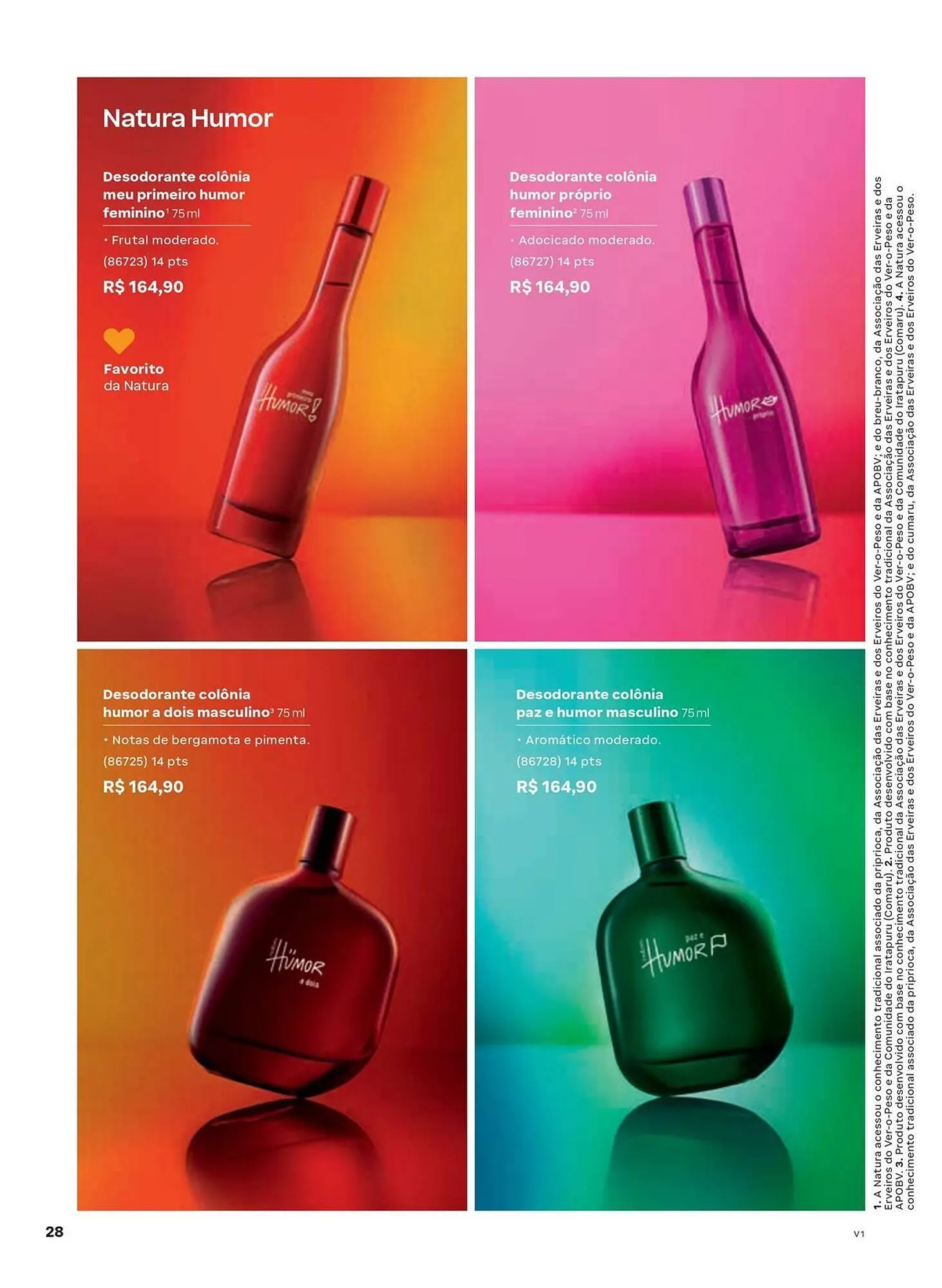 Encarte de Catálogo Natura 1 de janeiro até 31 de janeiro 2026 - Pagina 28