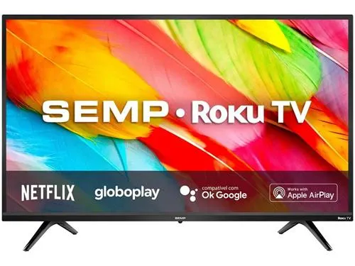 Smart TV 32" HD LED Semp R6500 Wi-Fi - 3 HDMI 1 USB