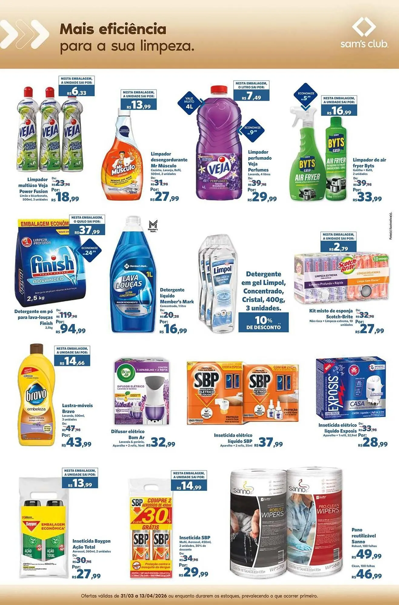 Encarte de Folheto Sam's Club 31 de março até 13 de abril 2026 - Pagina 4