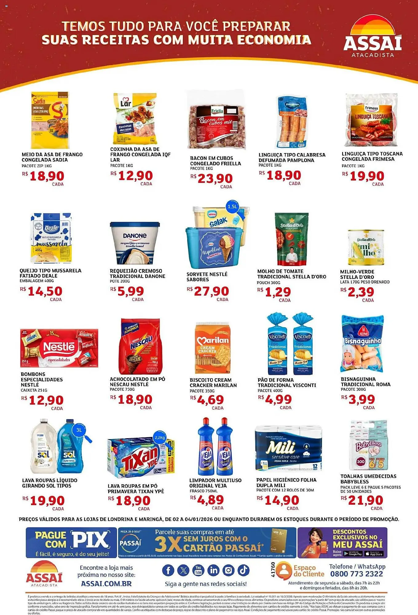 Encarte de Encarte Assaí Atacadista 2 de janeiro até 4 de janeiro 2026 - Pagina 2