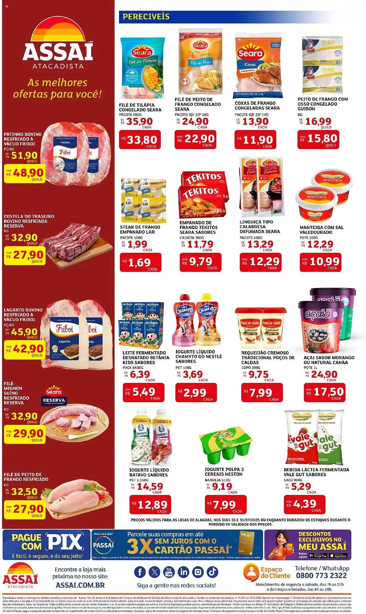 Encarte de Catálogo Assaí Atacadista 30 de julho até 31 de julho 2025 - Pagina 2