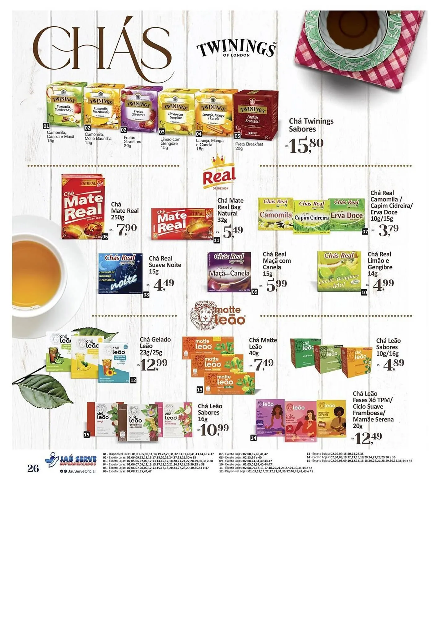 Encarte de Catálogo Supermercados Jau Serve 15 de julho até 29 de julho 2025 - Pagina 26
