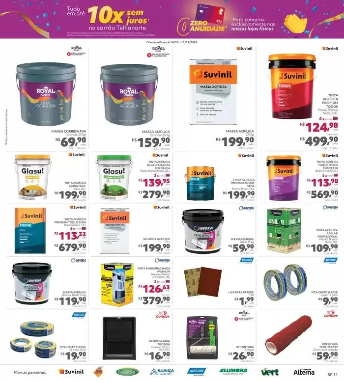 Encarte de GRÃ FEIRA TELHANORTE 24 de outubro até 11 de novembro 2024 - Pagina 11
