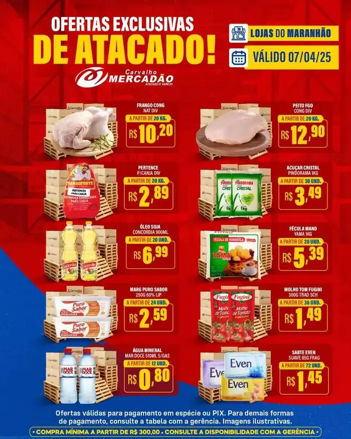 Encarte de Encarte Carvalho Supermercado 7 de abril até 25 de abril 2025 - Pagina 2