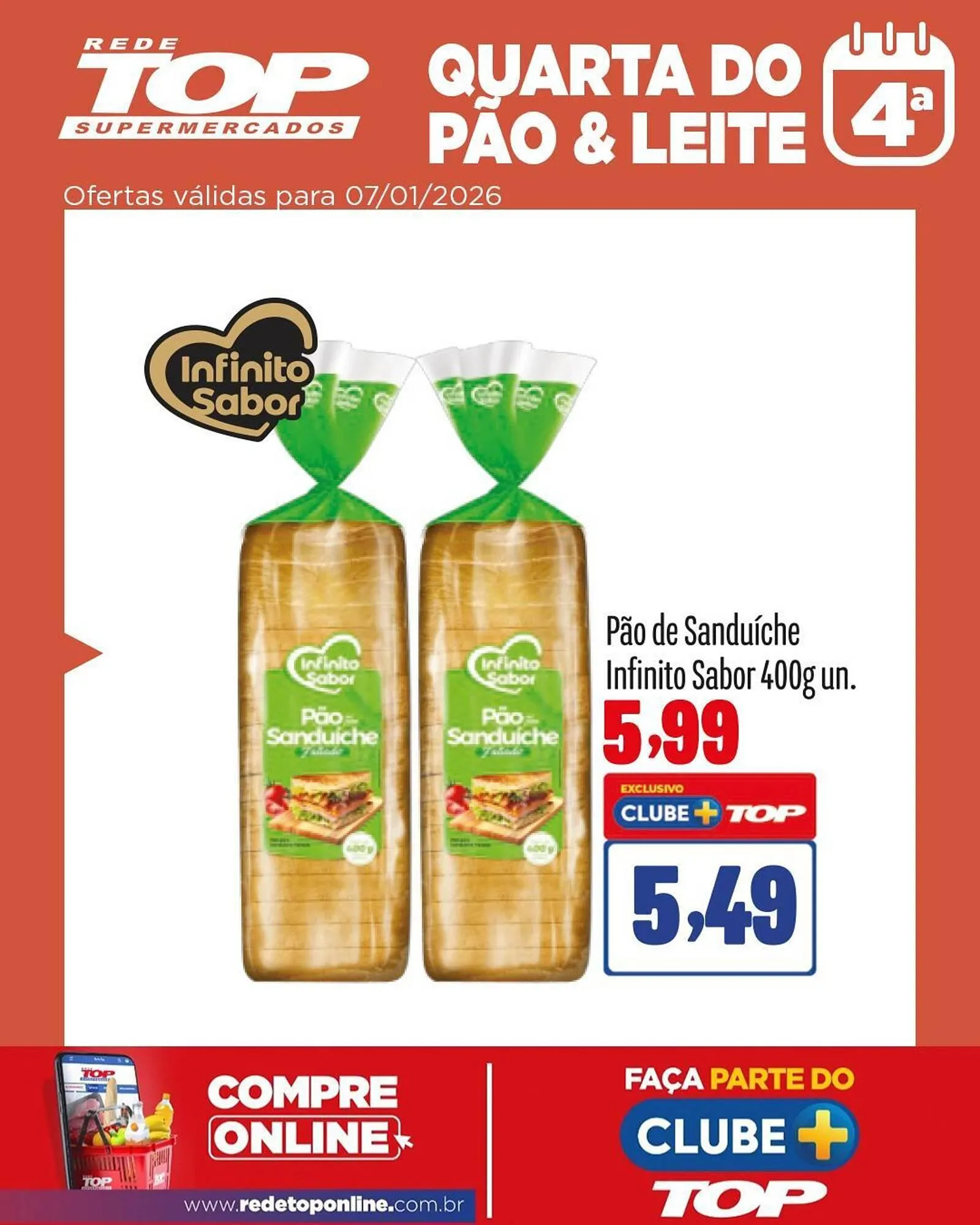 Encarte de Encarte Rede Top 7 de janeiro até 7 de janeiro 2026 - Pagina 1