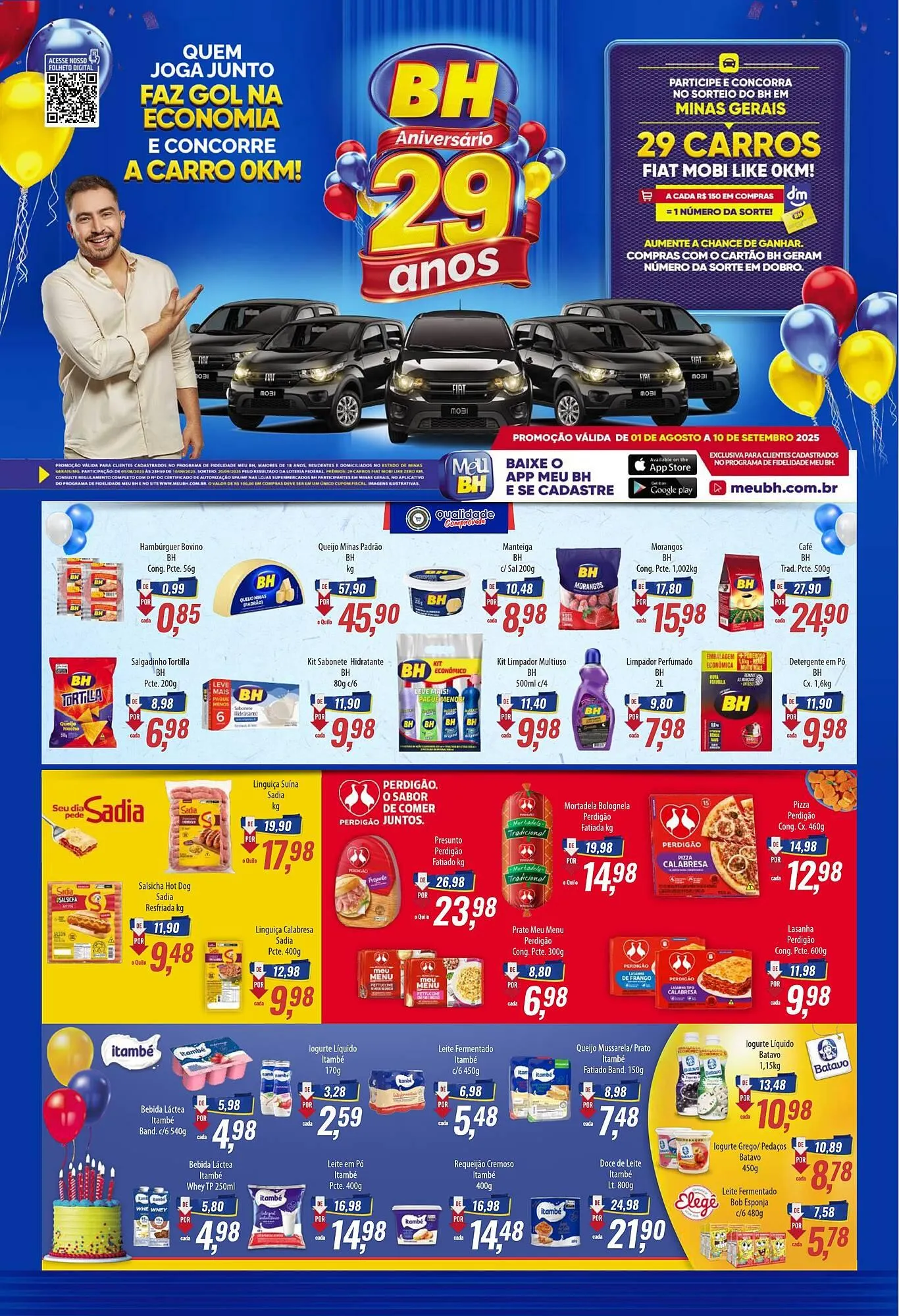 Encarte de Catálogo Supermercados BH 21 de agosto até 10 de setembro 2025 - Pagina 1