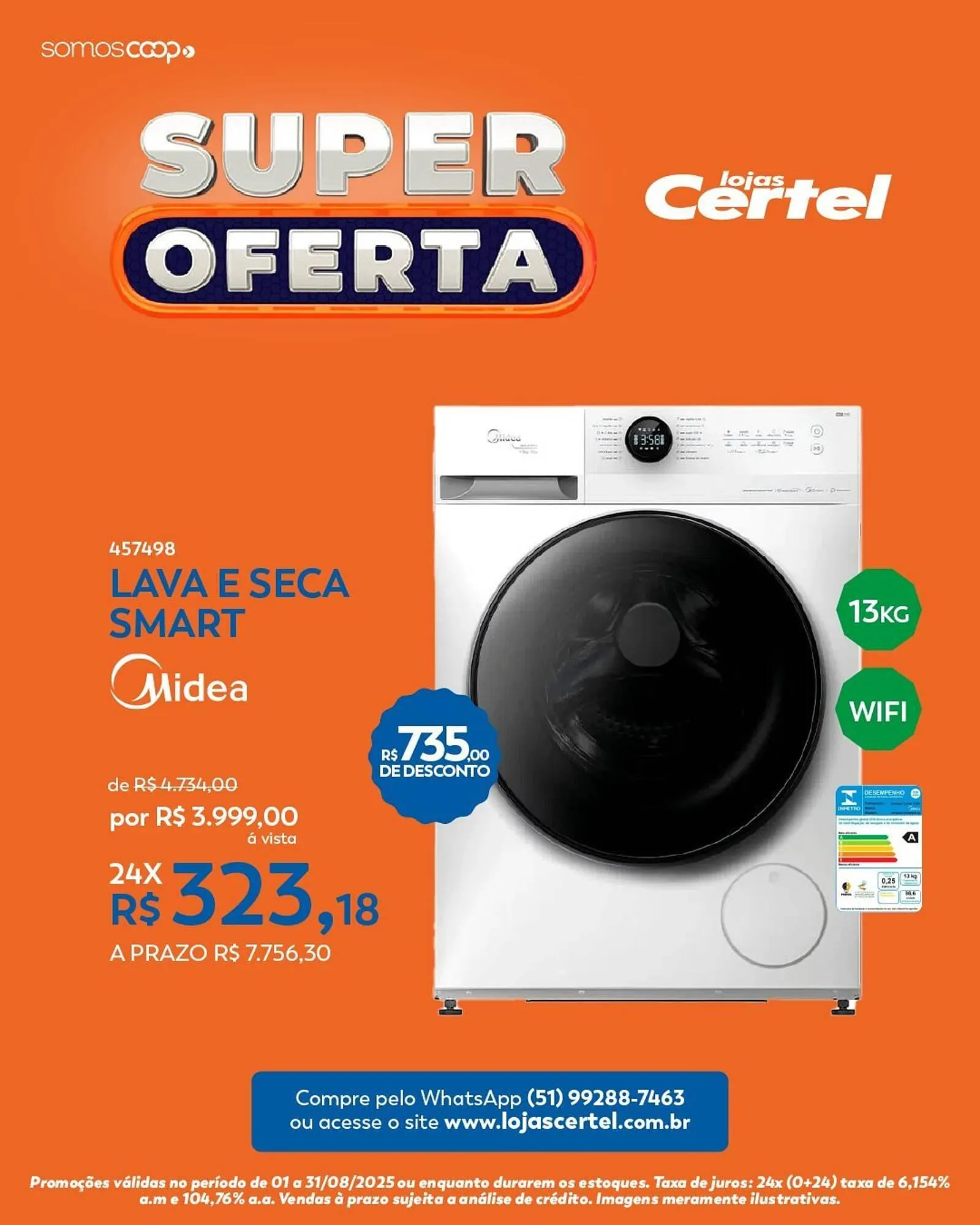 Encarte de Catálogo Lojas Certel 15 de agosto até 31 de agosto 2025 - Pagina 4