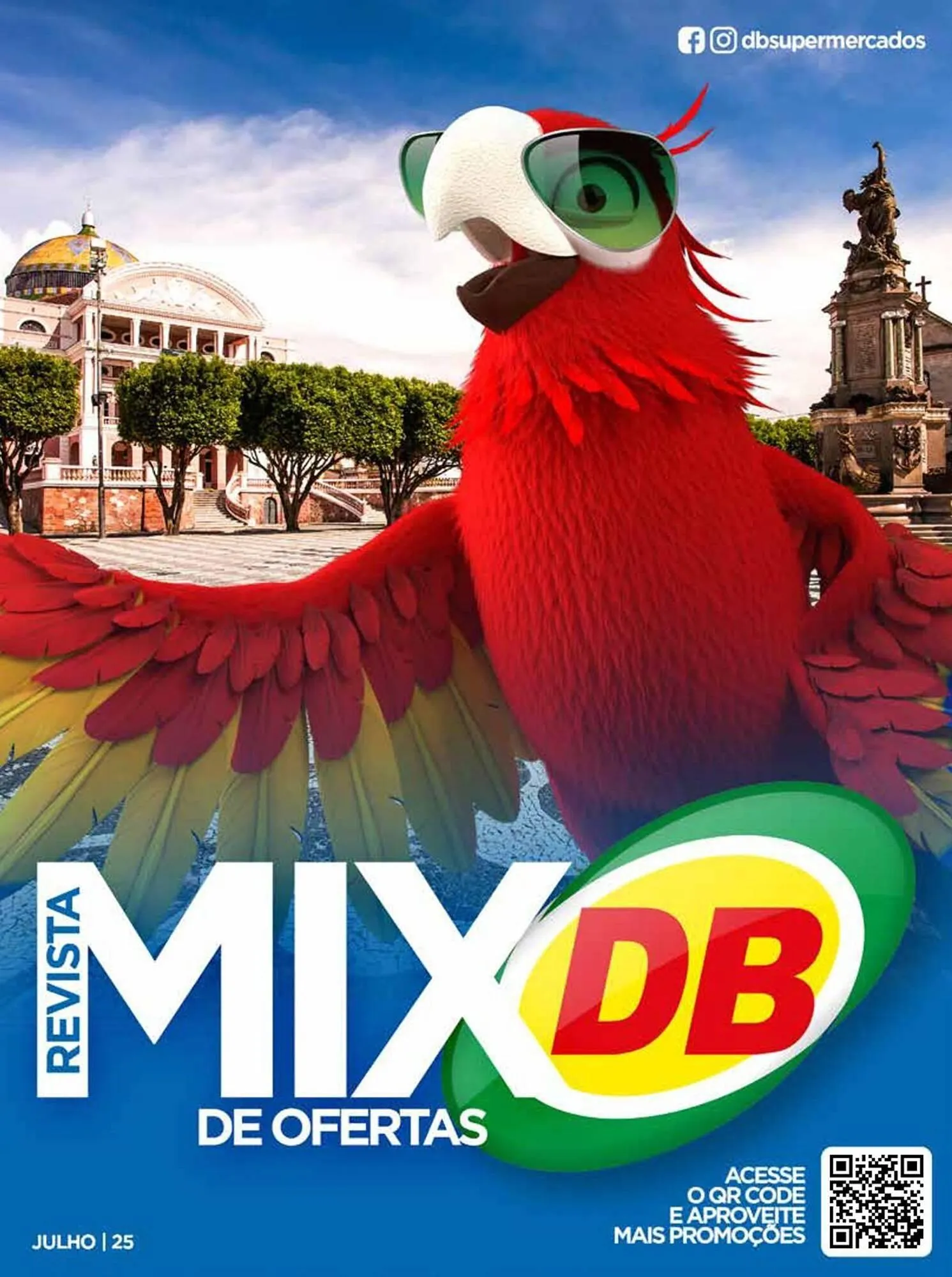 Encarte de Catálogo DB Supermercados 1 de julho até 31 de julho 2025 - Pagina 1