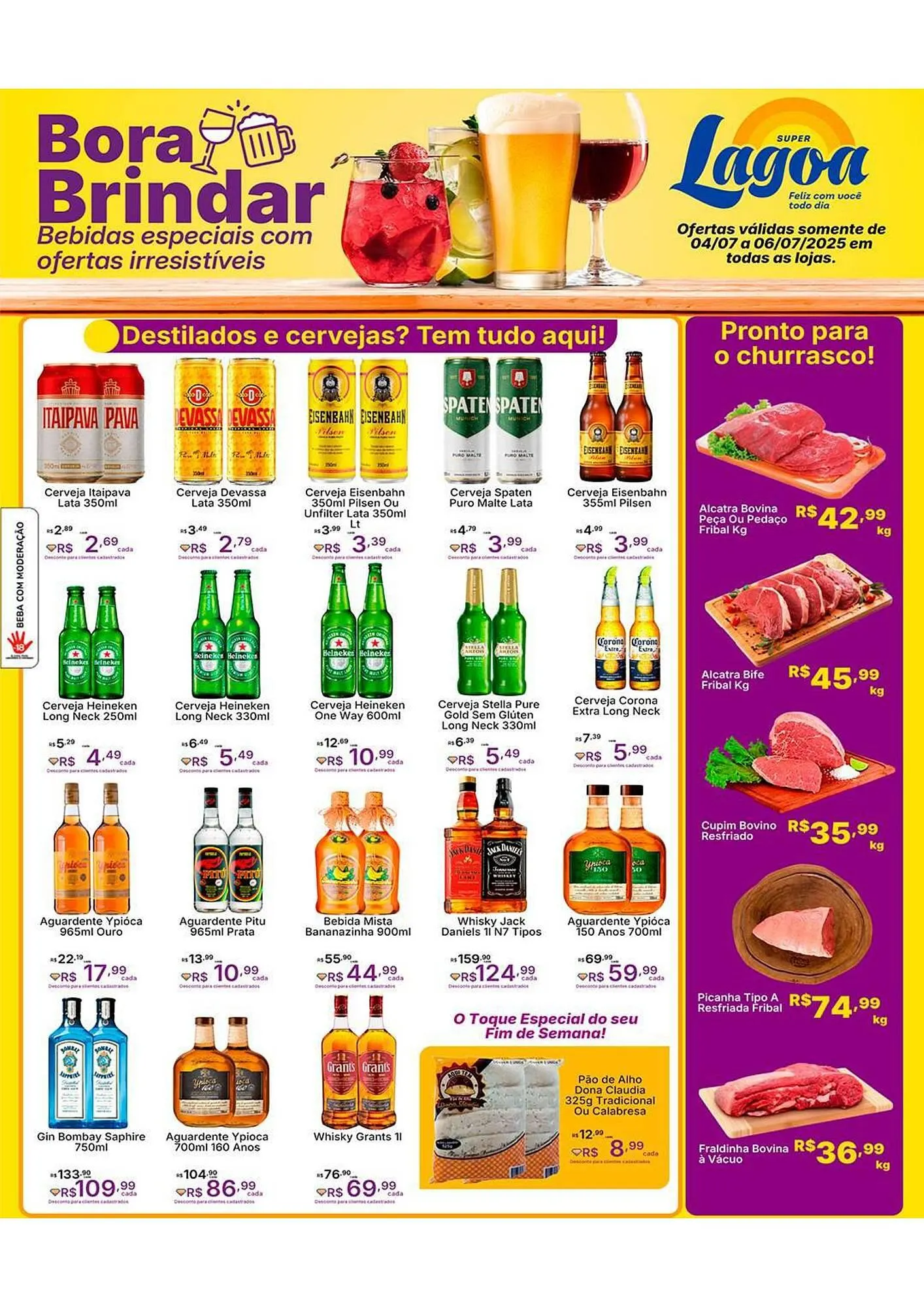Encarte de Catálogo Super Lagoa 4 de julho até 6 de julho 2025 - Pagina 1