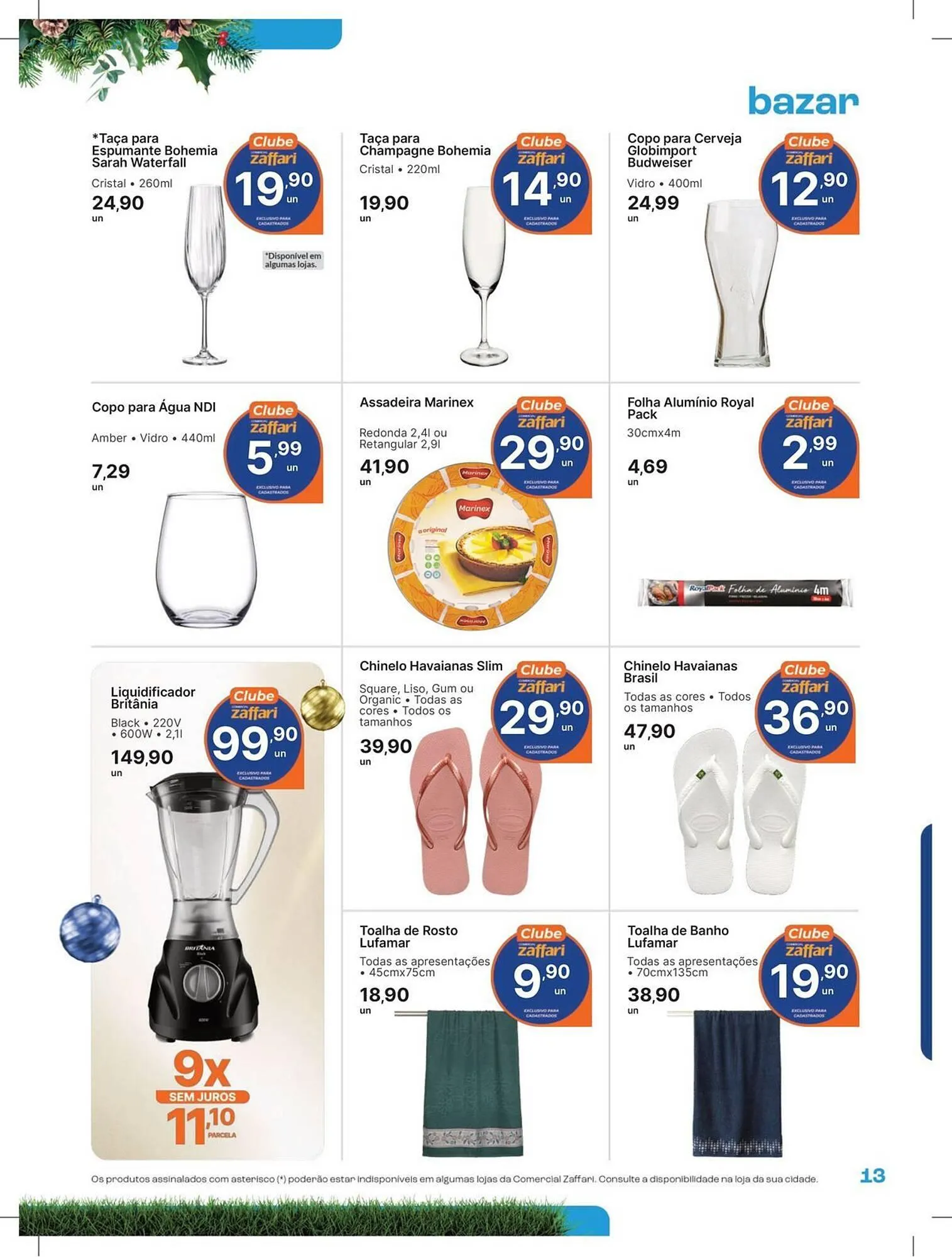 Encarte de Encarte Comercial Zaffari 12 de dezembro até 21 de dezembro 2025 - Pagina 13