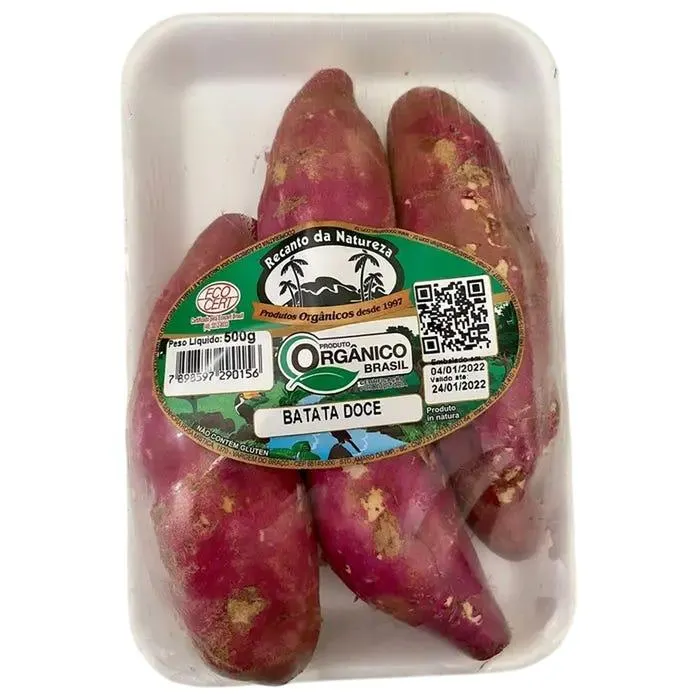 Batata Doce Orgânica 500g
