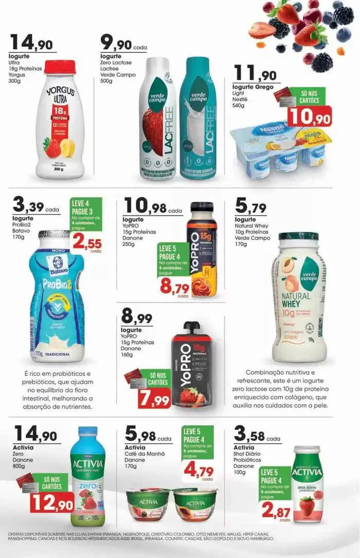 Encarte de Edição Especial Volante Iogurtes 2025 28 de janeiro até 16 de fevereiro 2025 - Pagina 3