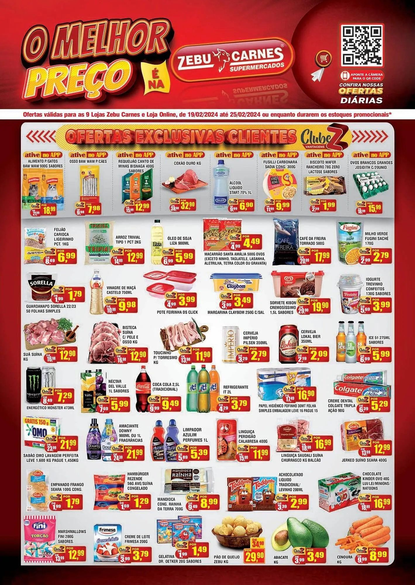Encarte de Catálogo Zebu Carnes Supermercados 20 de fevereiro até 25 de fevereiro 2024 - Pagina 1