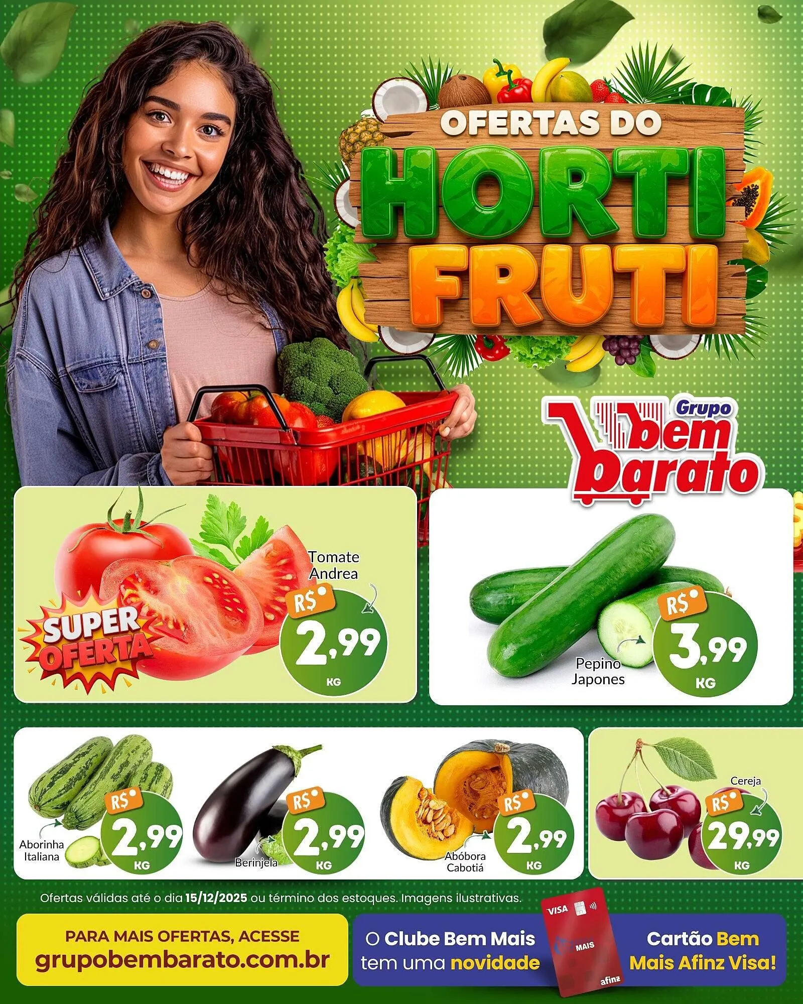 Encarte de Catálogo Supermercado Bem Barato 13 de dezembro até 15 de dezembro 2025 - Pagina 1