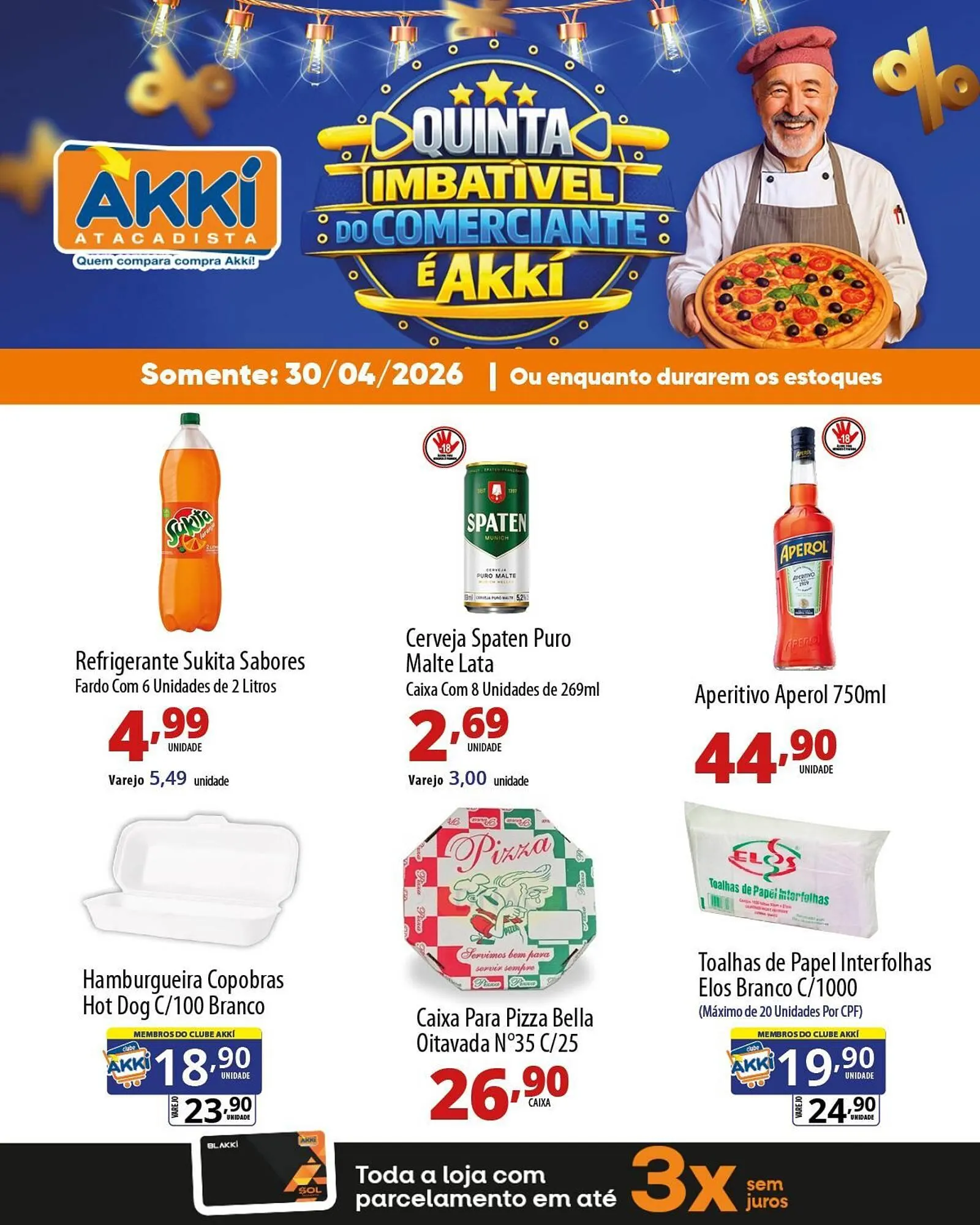 Encarte de Folheto Akki Atacadista 29 de abril até 30 de abril 2026 - Pagina 4