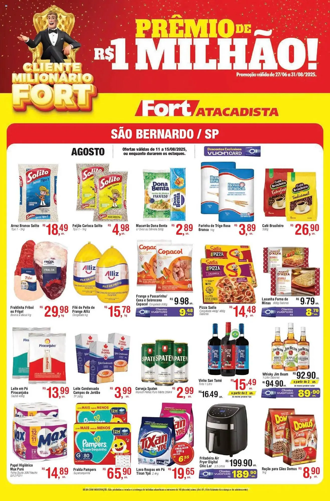Encarte de Catálogo Fort Atacadista 11 de agosto até 15 de agosto 2025 - Pagina 1
