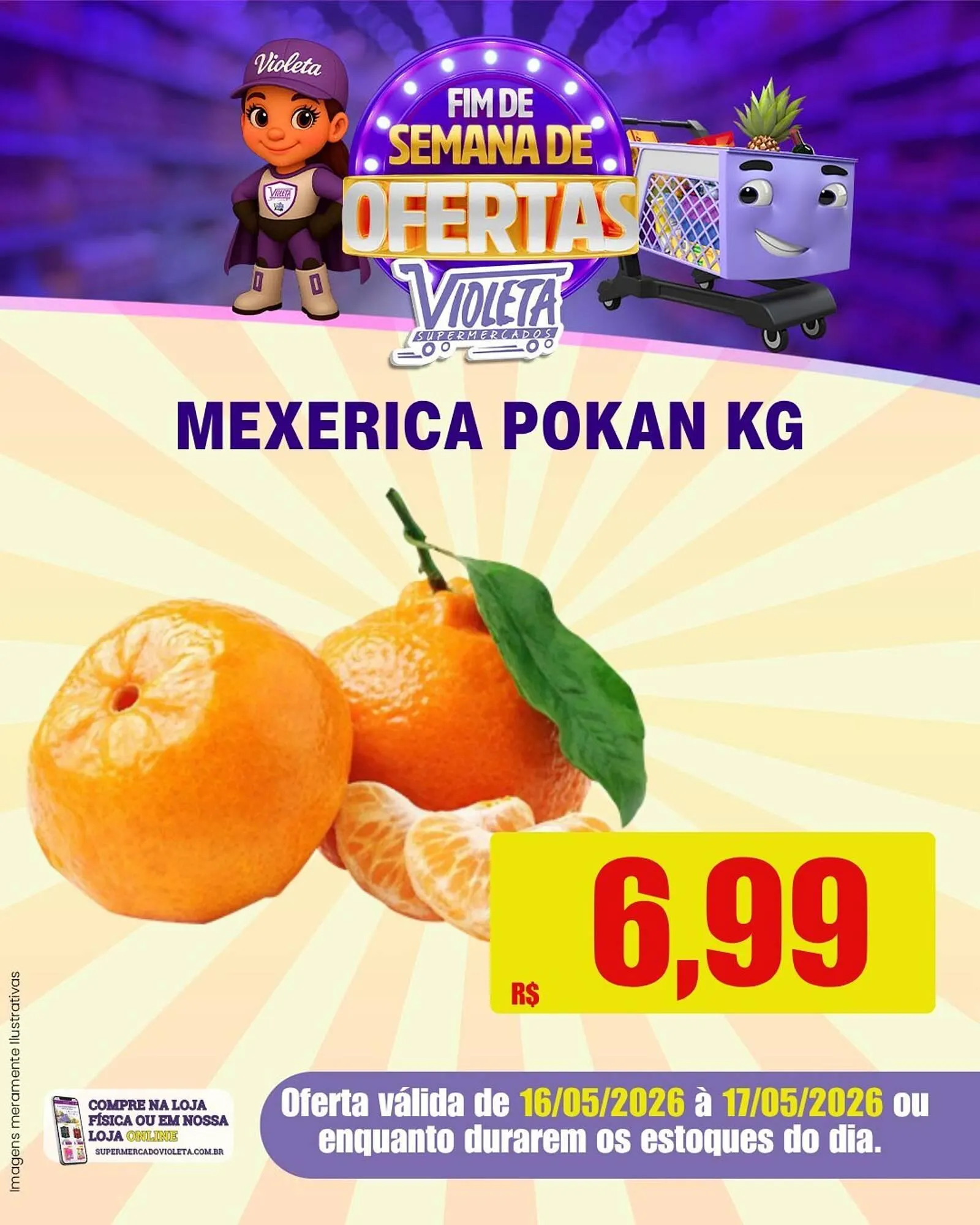 Encarte de Catálogo Violeta Supermercados 16 de maio até 17 de maio 2026 - Pagina 2