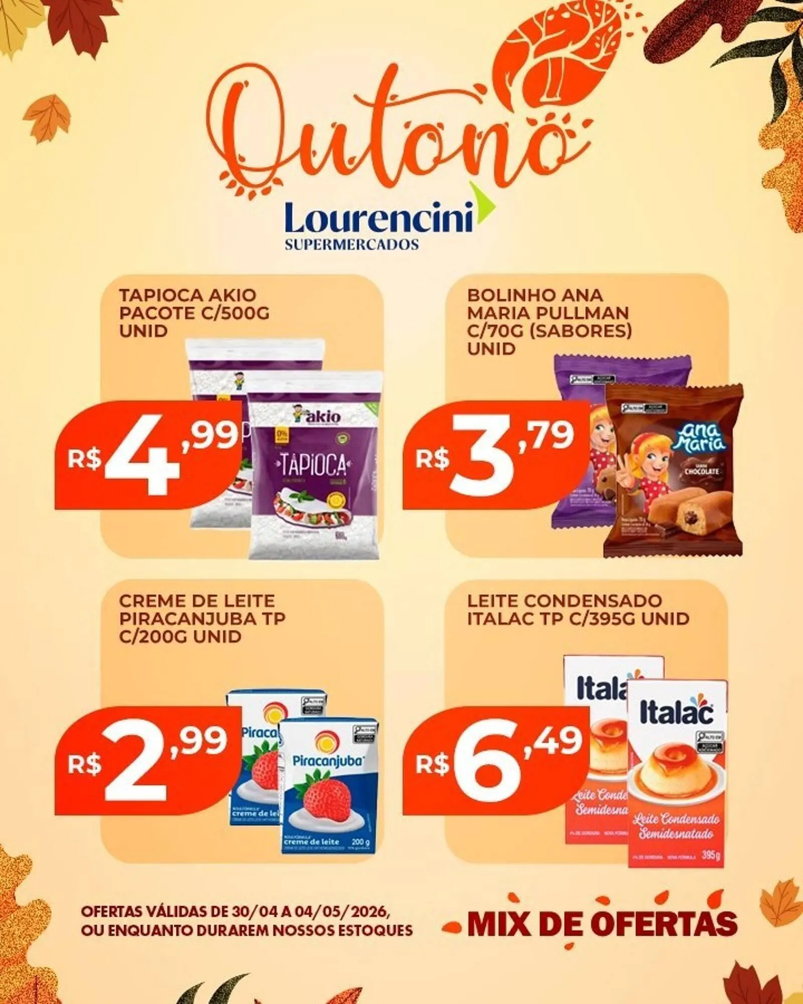 Encarte de Catálogo Lourencini Supermercados 4 de maio até 4 de maio 2026 - Pagina 2