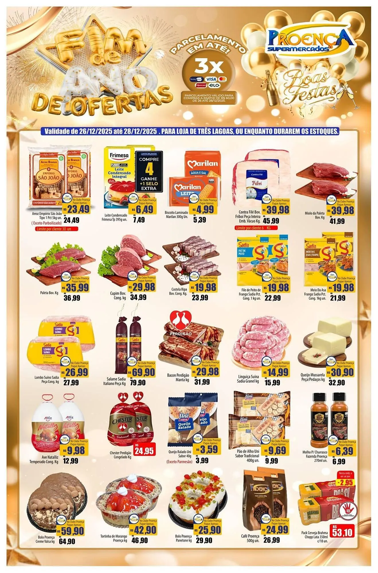 Encarte de Catálogo Proença Supermercados 26 de dezembro até 28 de dezembro 2025 - Pagina 1