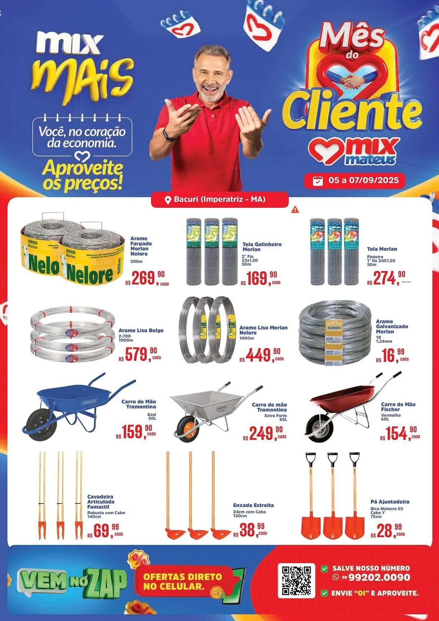 Encarte de Catálogo Supermercados Mateus 5 de setembro até 7 de setembro 2025 - Pagina 1