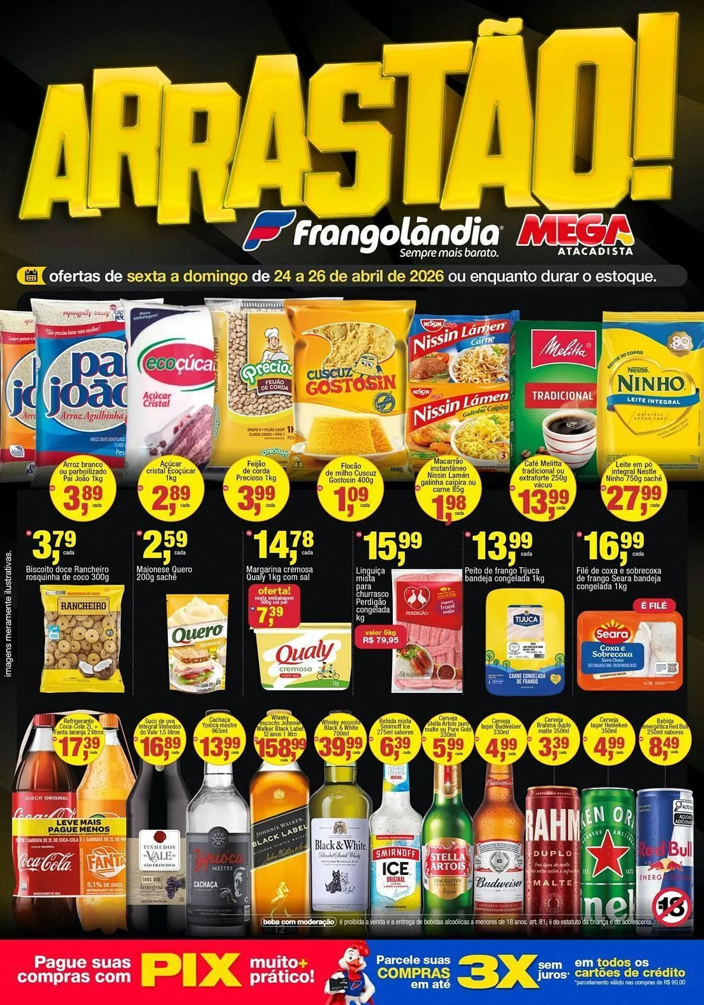 Encarte de Encarte Frangolândia 24 de abril até 26 de abril 2026 - Pagina 1