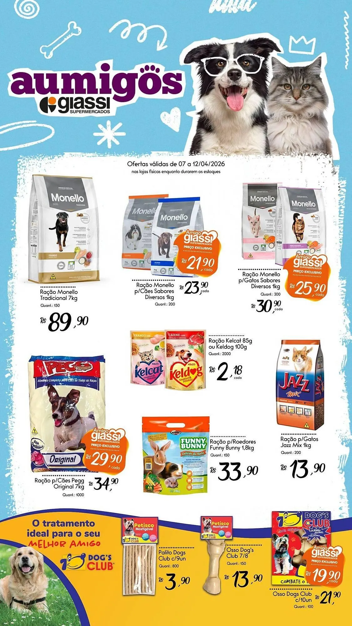 Encarte de Encarte Giassi Supermercados 7 de abril até 12 de abril 2026 - Pagina 1