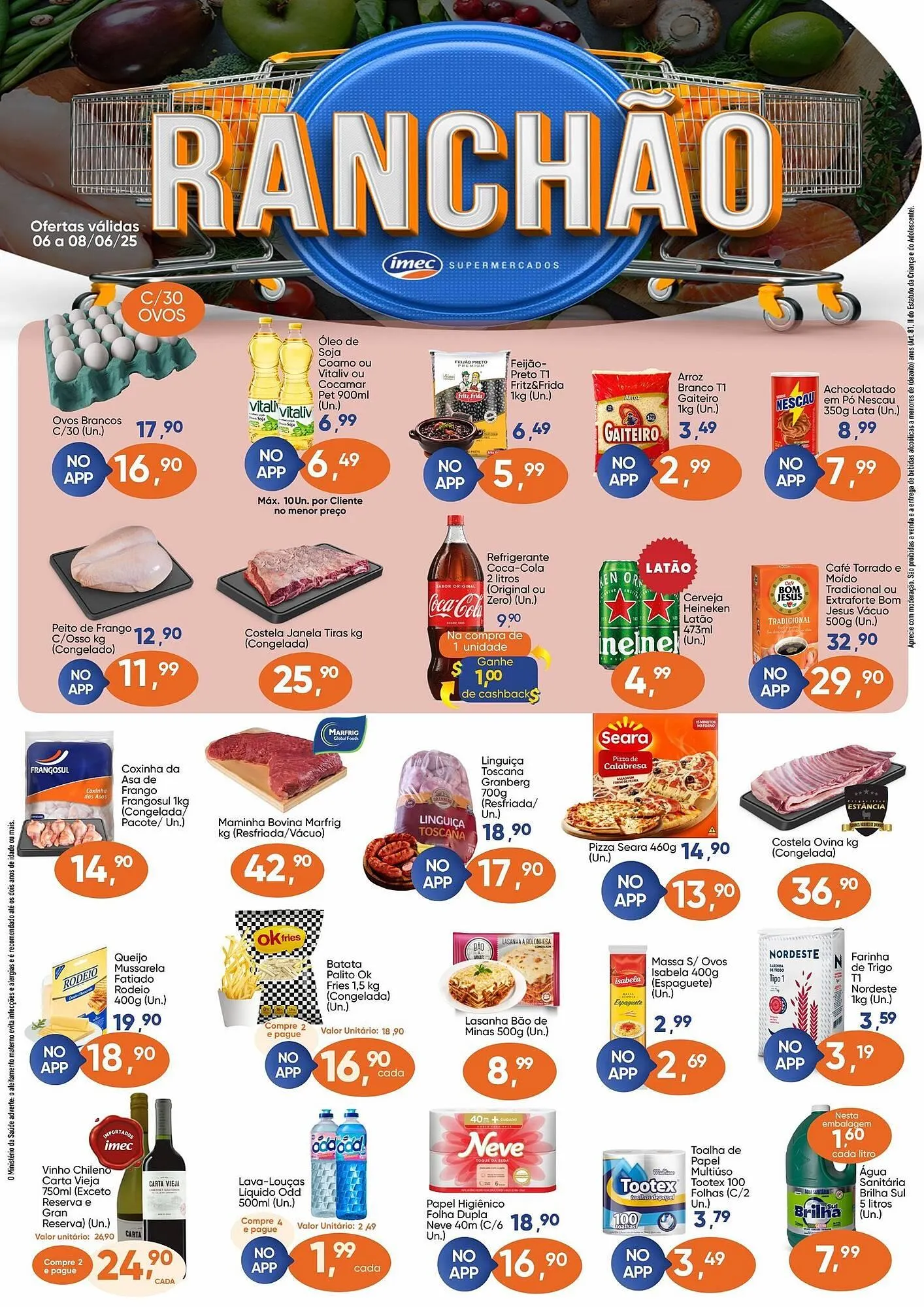 Encarte de Catálogo Imec Supermercados 5 de junho até 8 de junho 2025 - Pagina 1