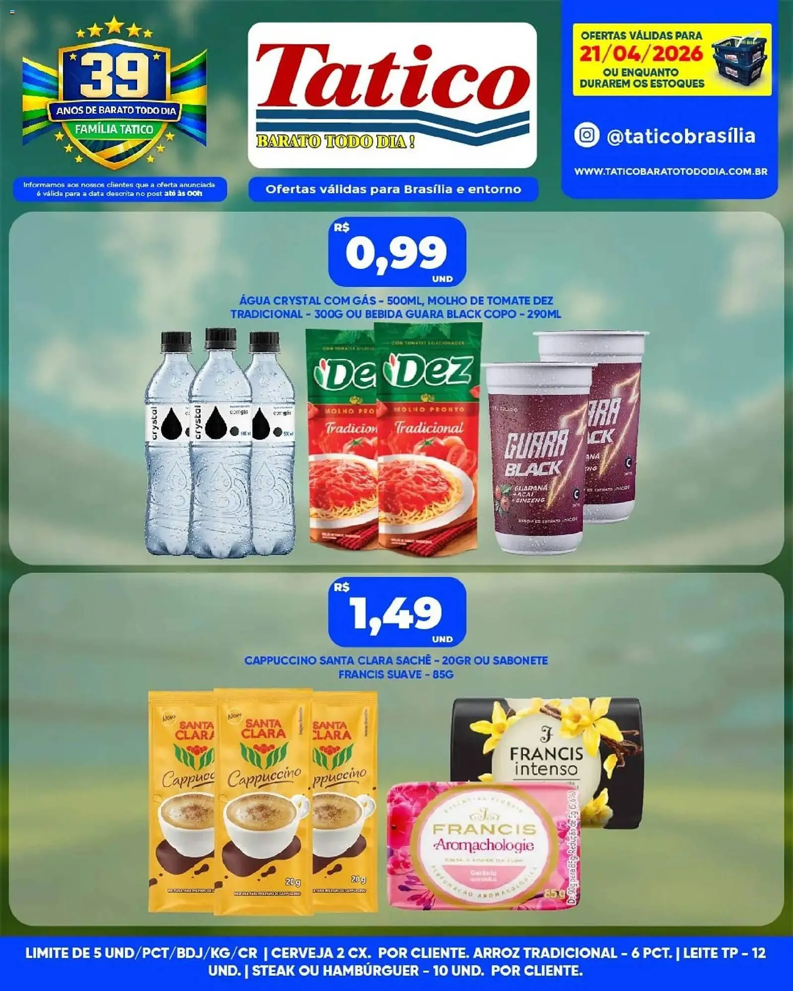 Encarte de Tabloide Tatico 21 de abril até 21 de abril 2026 - Pagina 1