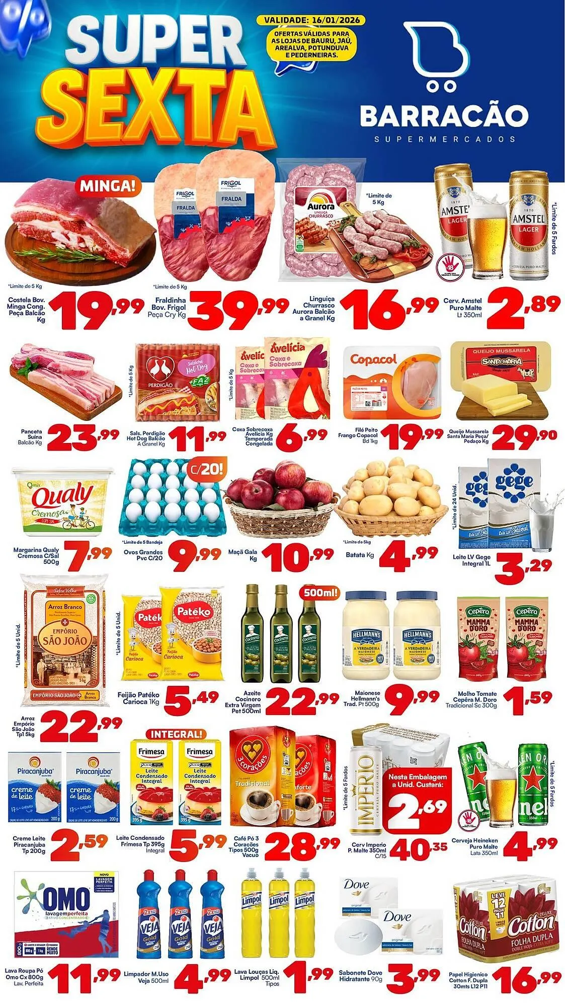 Encarte de Catálogo Barracão Supermercado 16 de janeiro até 16 de janeiro 2026 - Pagina 1