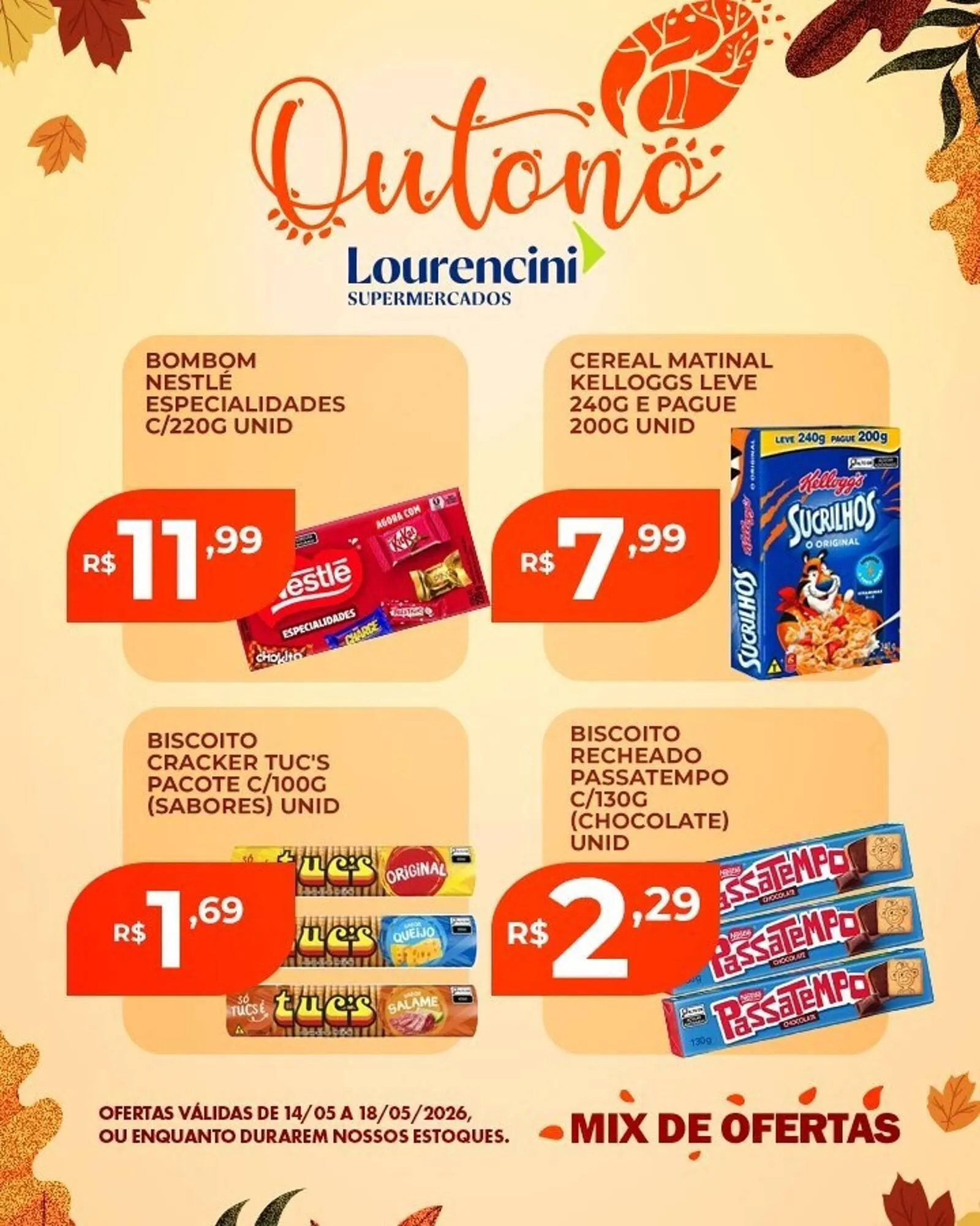 Encarte de Catálogo Lourencini Supermercados 16 de maio até 18 de maio 2026 - Pagina 2