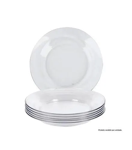 Prato Fundo Astral de Vidro Duralex Nadir 22,2cm SM400000800N