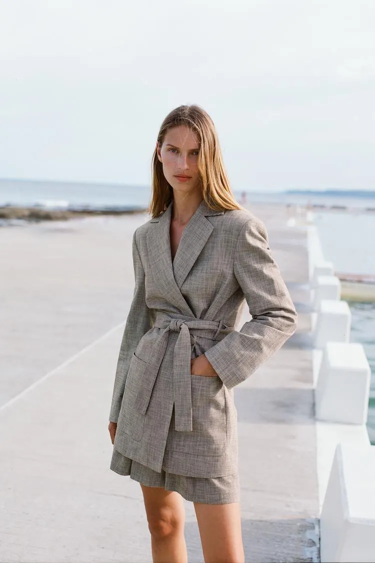 BLAZER OVERSIZE COM CINTO